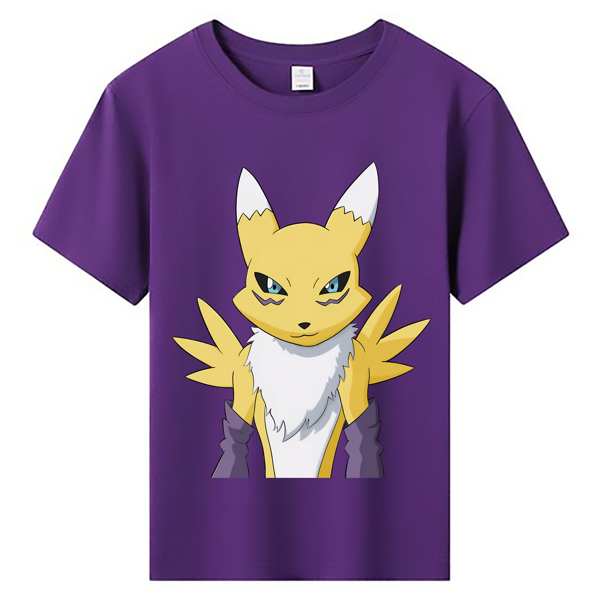 （画像用） Digimon デジタルモンスター/デジモン 綿100％キッズTシャツ（フロントプリント）