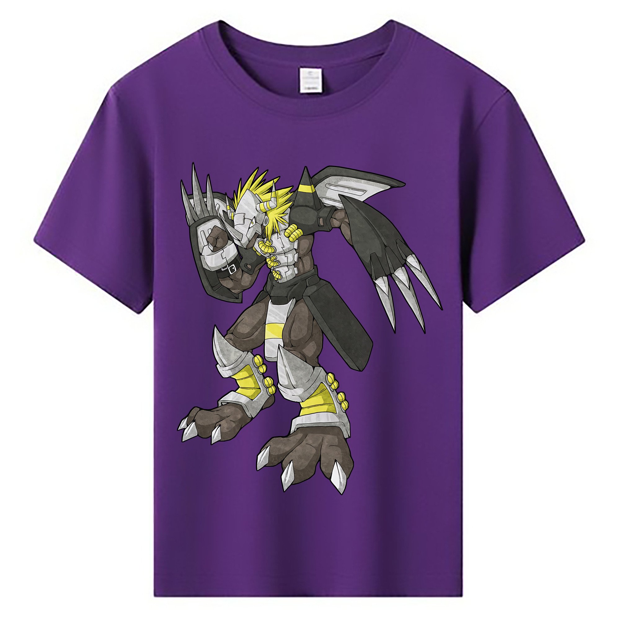 （画像用） Digimon デジタルモンスター/デジモン 綿100％キッズTシャツ（フロントプリント）
