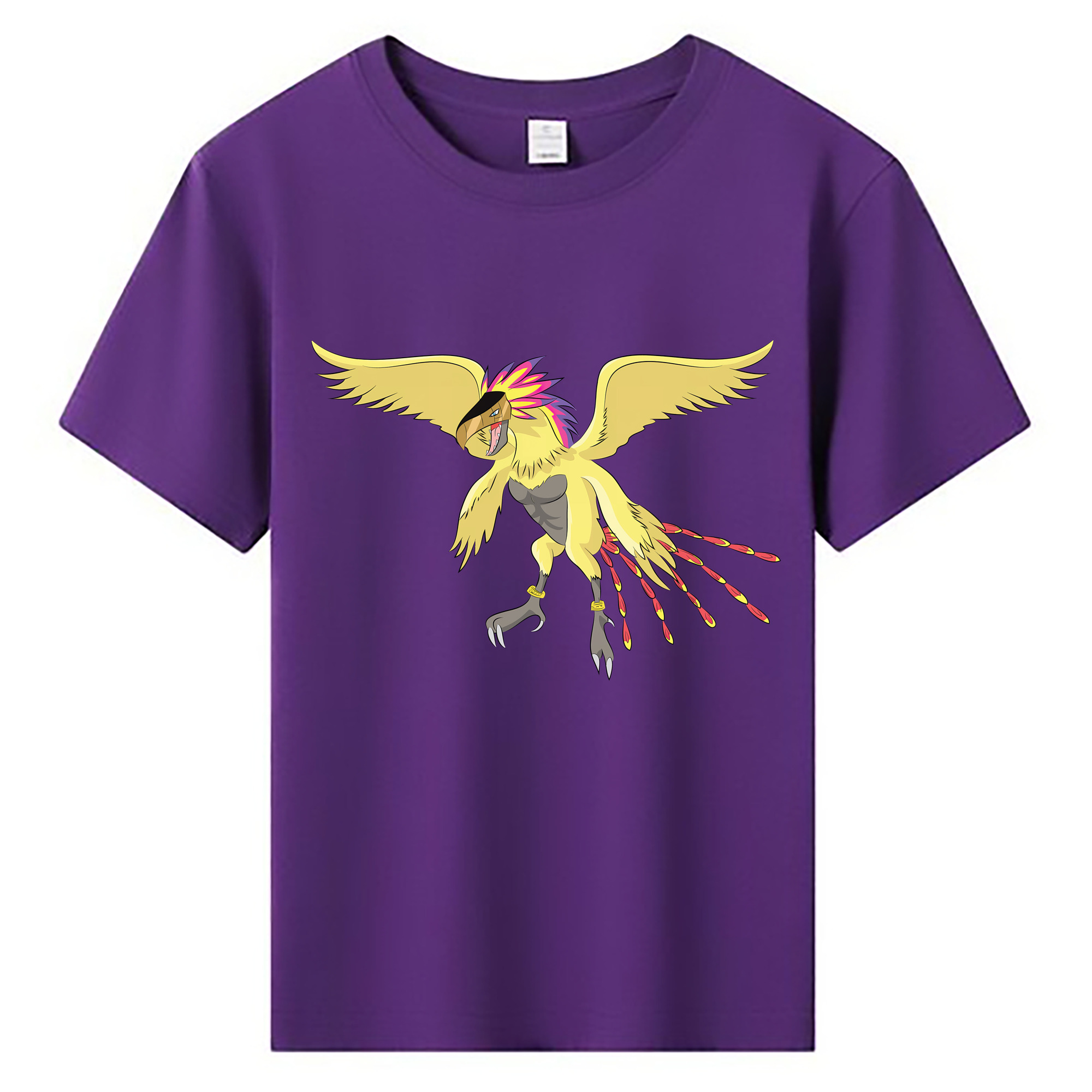（画像用） Digimon デジタルモンスター/デジモン 綿100％キッズTシャツ（フロントプリント）