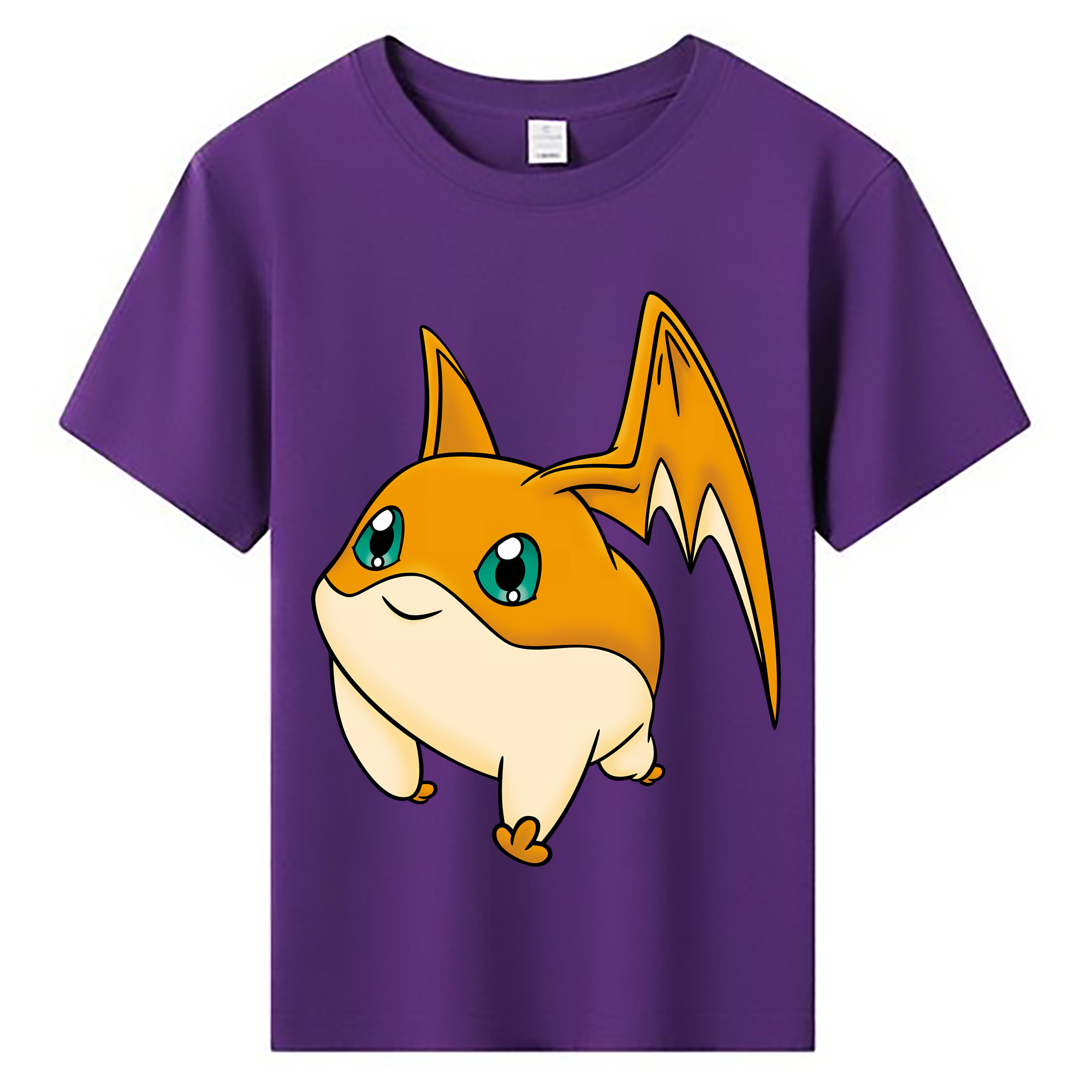 （画像用） Digimon デジタルモンスター/デジモン 綿100％キッズTシャツ（フロントプリント）