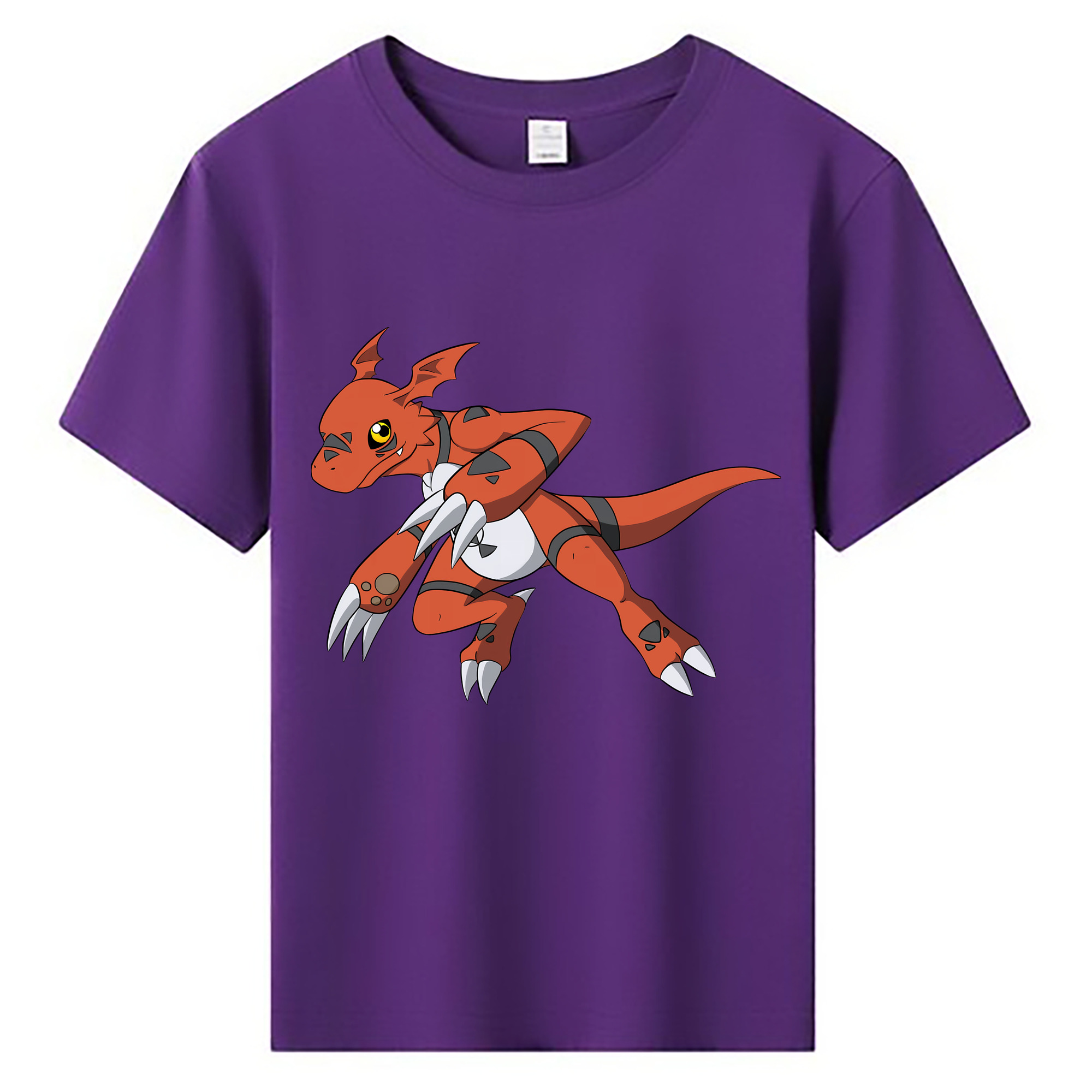 （画像用） Digimon デジタルモンスター/デジモン 綿100％キッズTシャツ（フロントプリント）