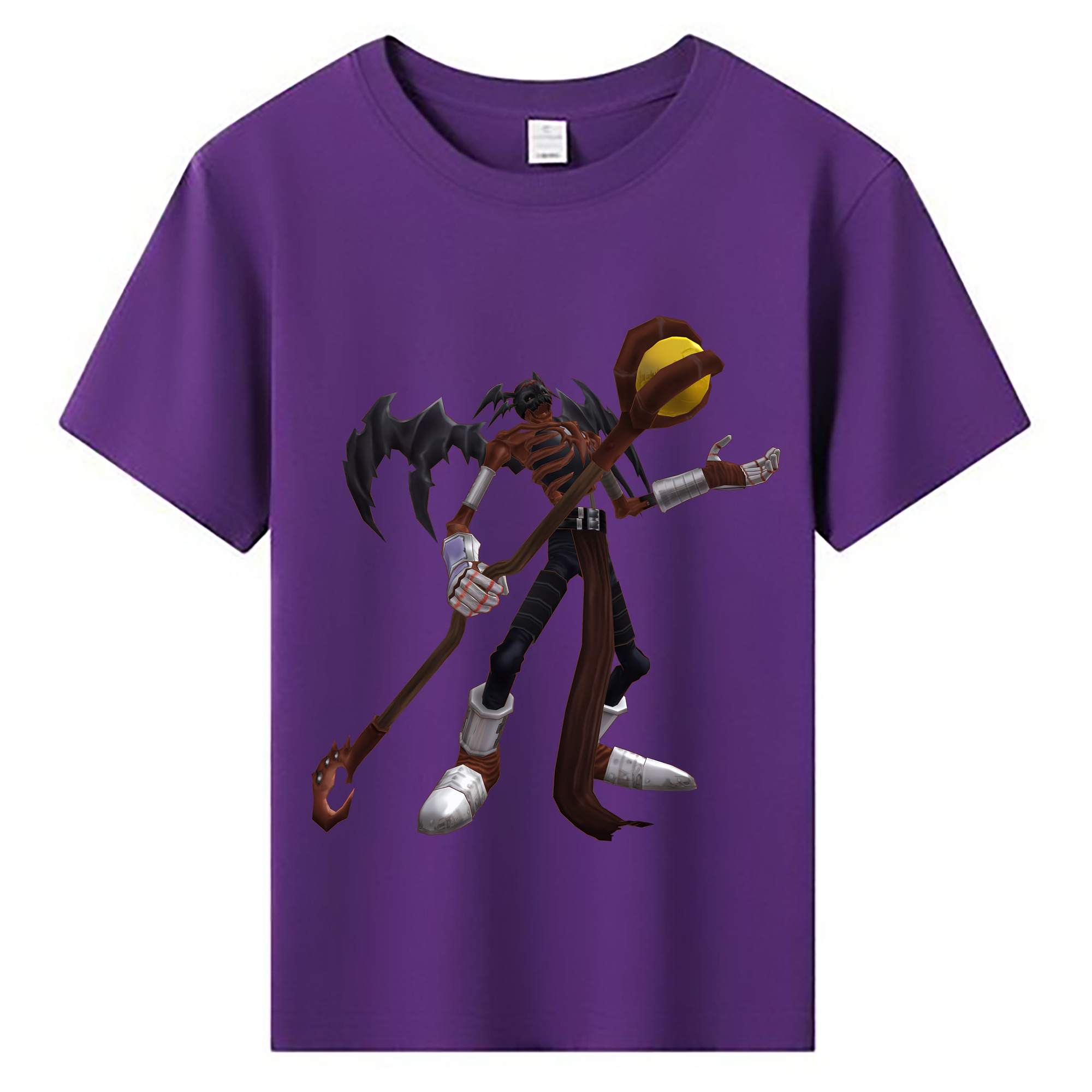 （画像用） Digimon デジタルモンスター/デジモン 綿100％キッズTシャツ（フロントプリント）