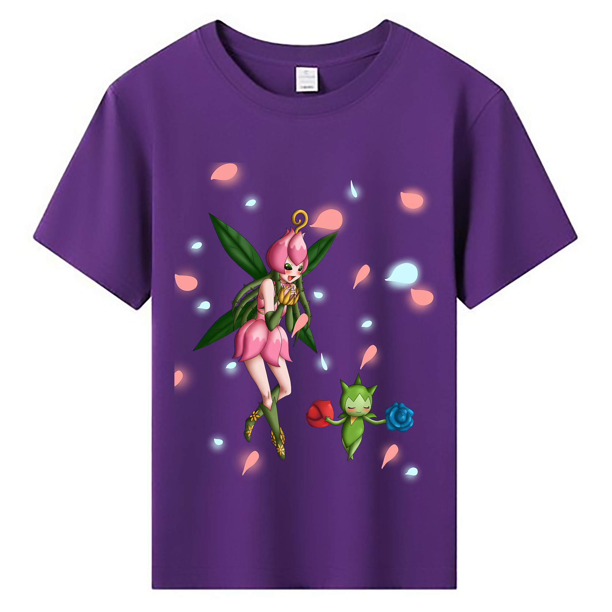 （画像用） Digimon デジタルモンスター/デジモン 綿100％キッズTシャツ（フロントプリント）