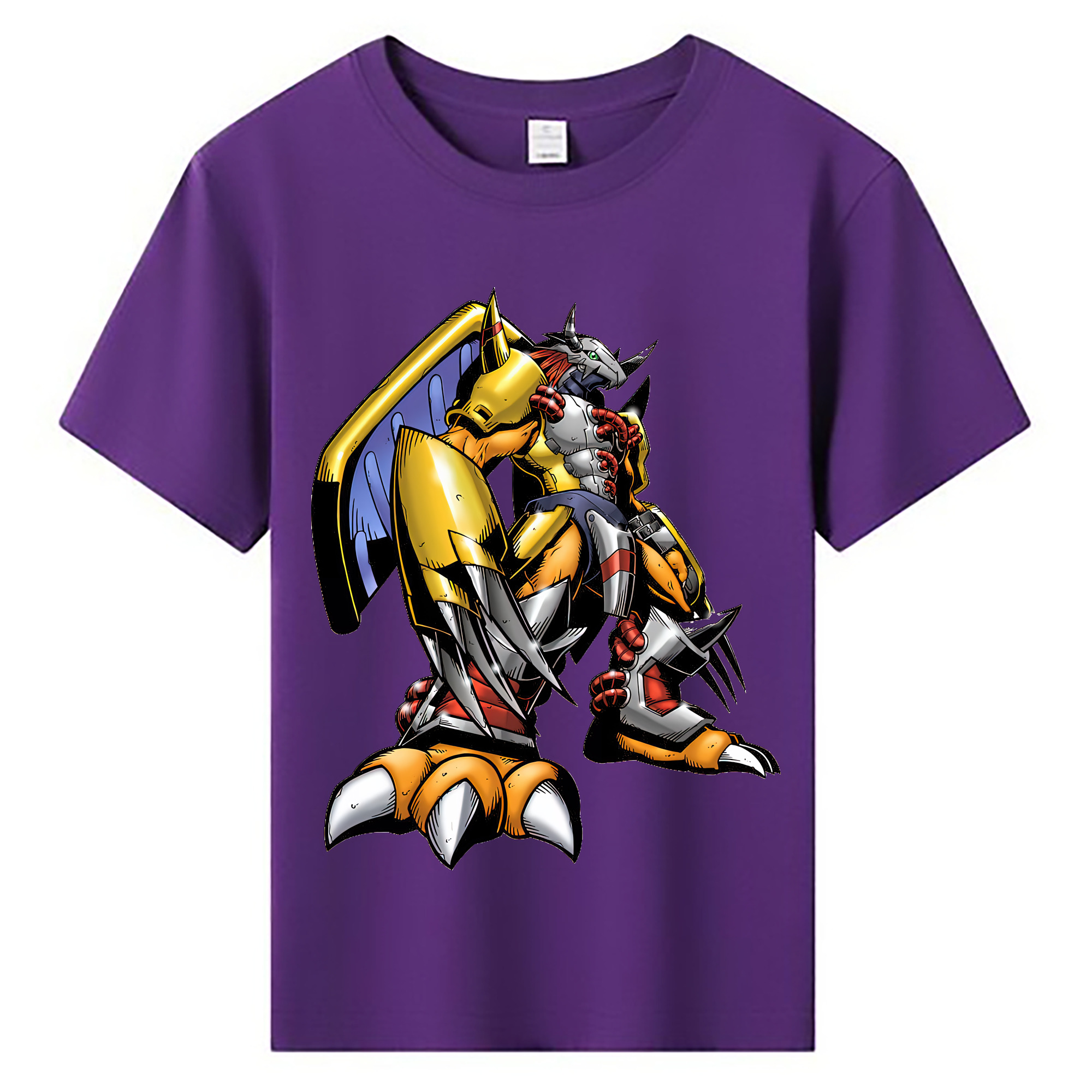 （画像用） Digimon デジタルモンスター/デジモン 綿100％キッズTシャツ（フロントプリント）