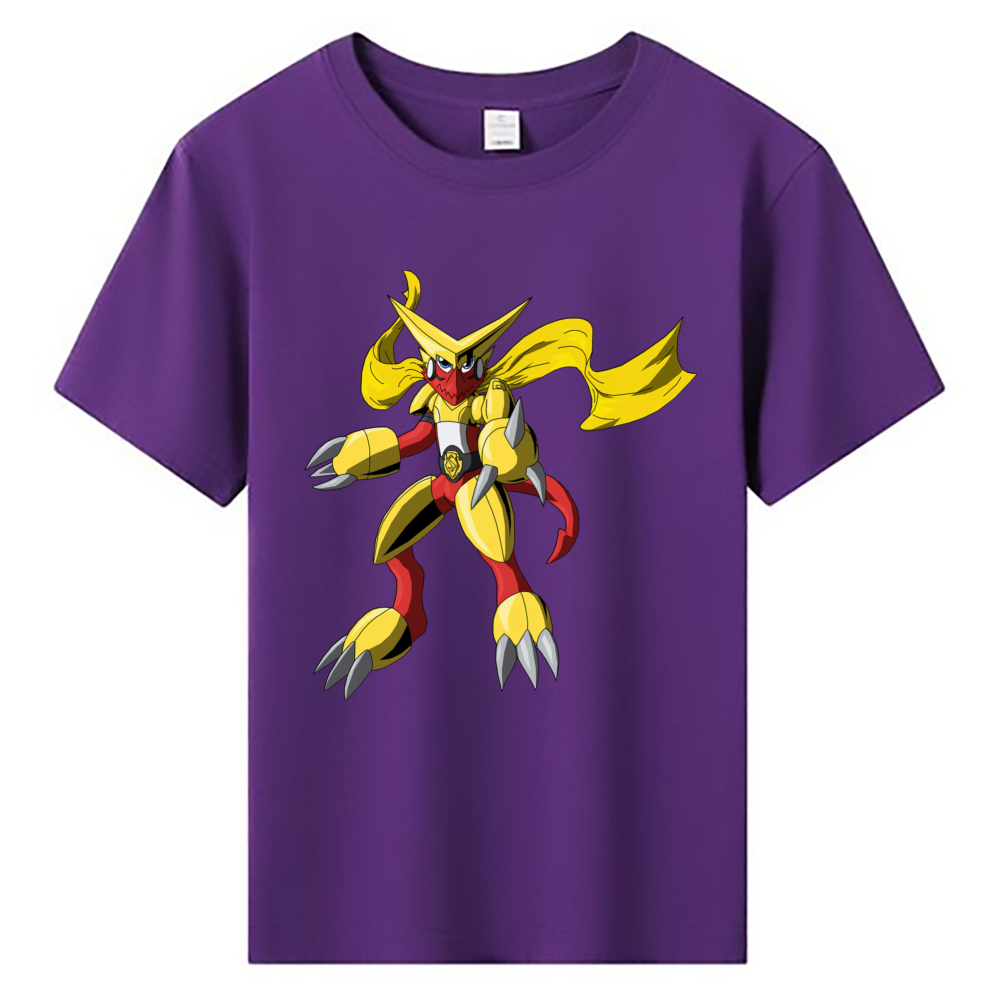 （画像用） Digimon デジタルモンスター/デジモン 綿100％キッズTシャツ（フロントプリント）
