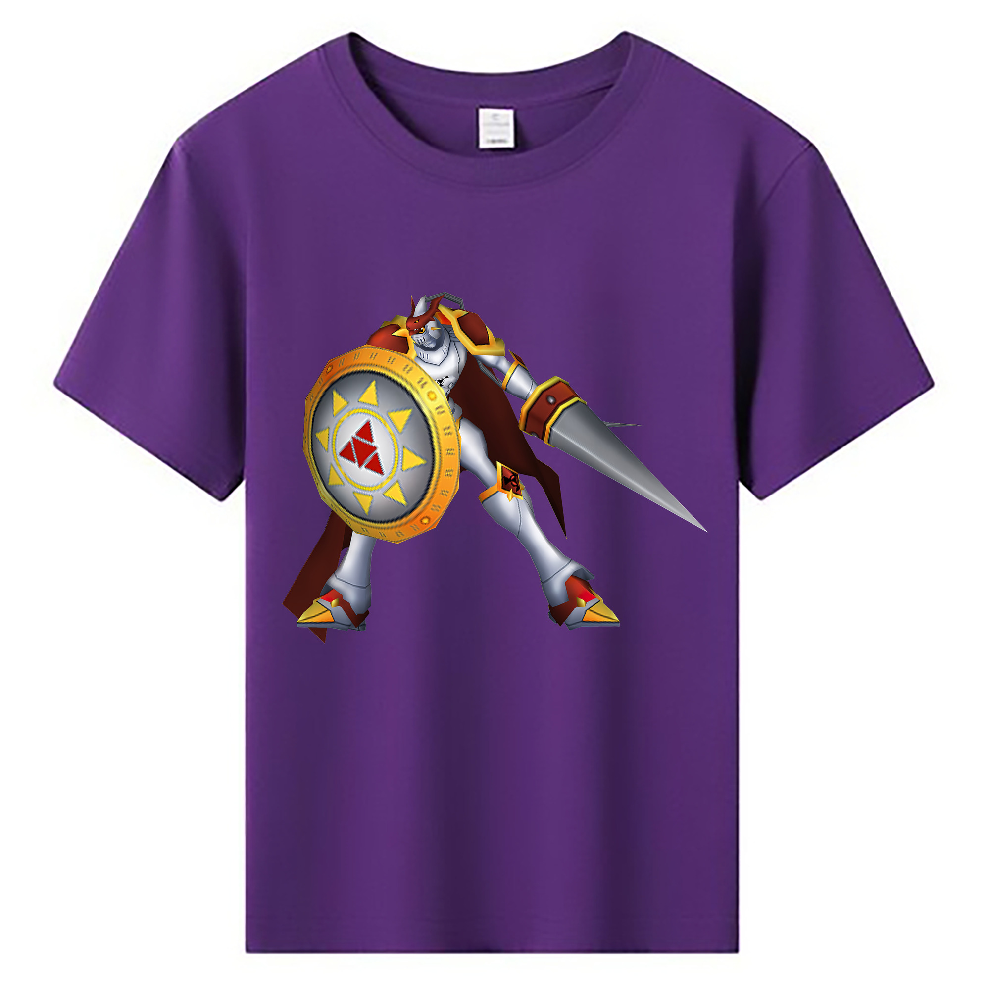 （画像用） Digimon デジタルモンスター/デジモン 綿100％キッズTシャツ（フロントプリント）