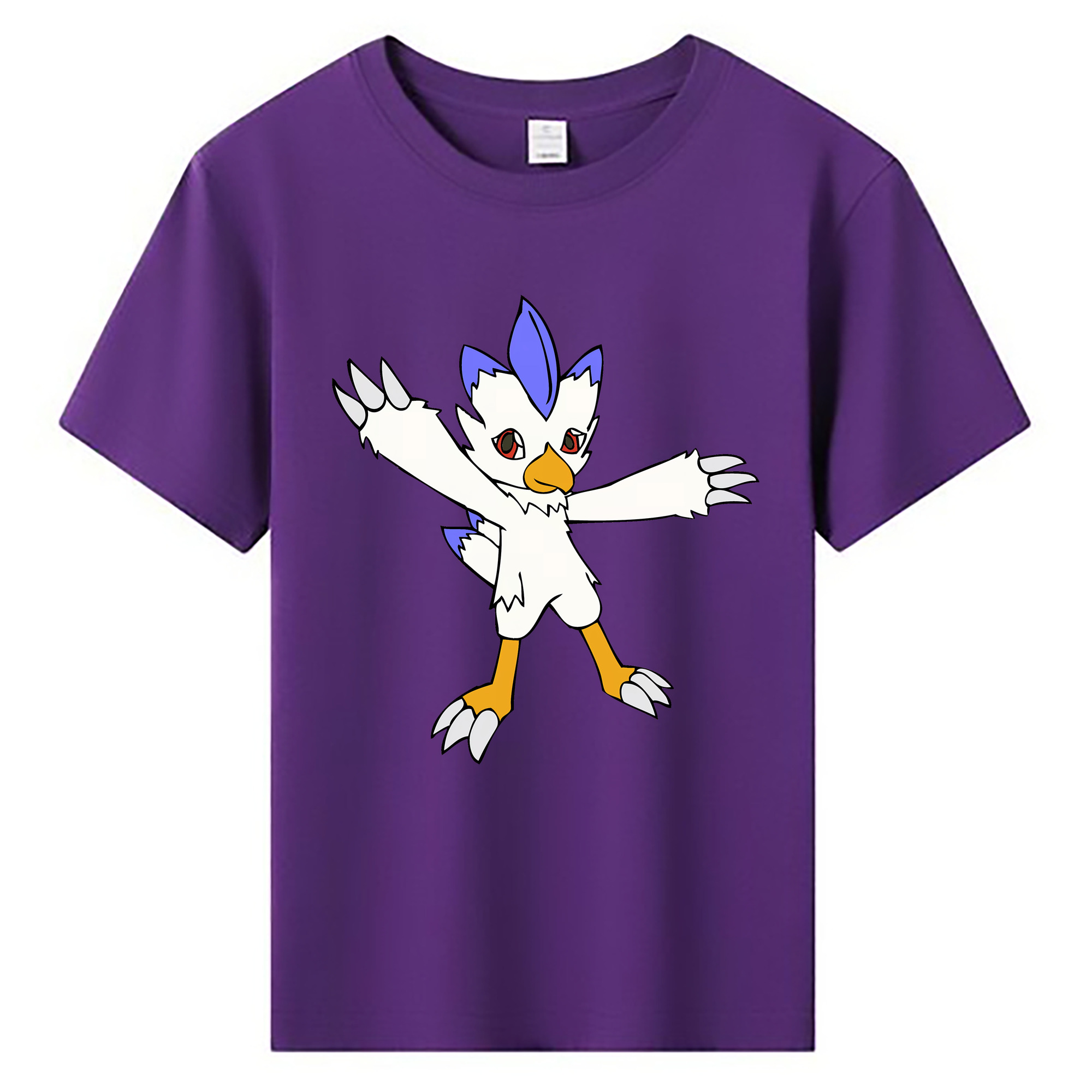 （画像用） Digimon デジタルモンスター/デジモン 綿100％キッズTシャツ（フロントプリント）