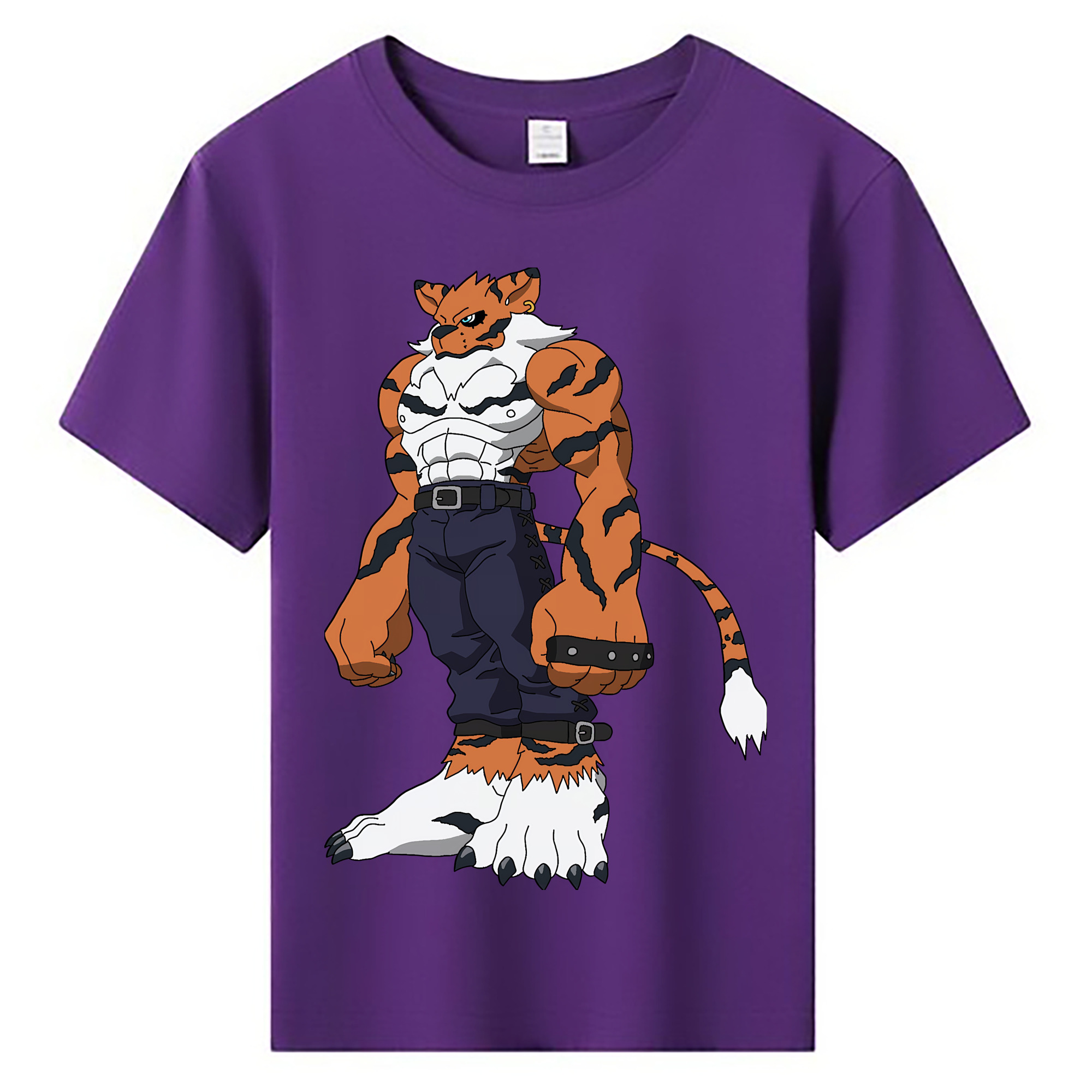 （画像用） Digimon デジタルモンスター/デジモン 綿100％キッズTシャツ（フロントプリント）
