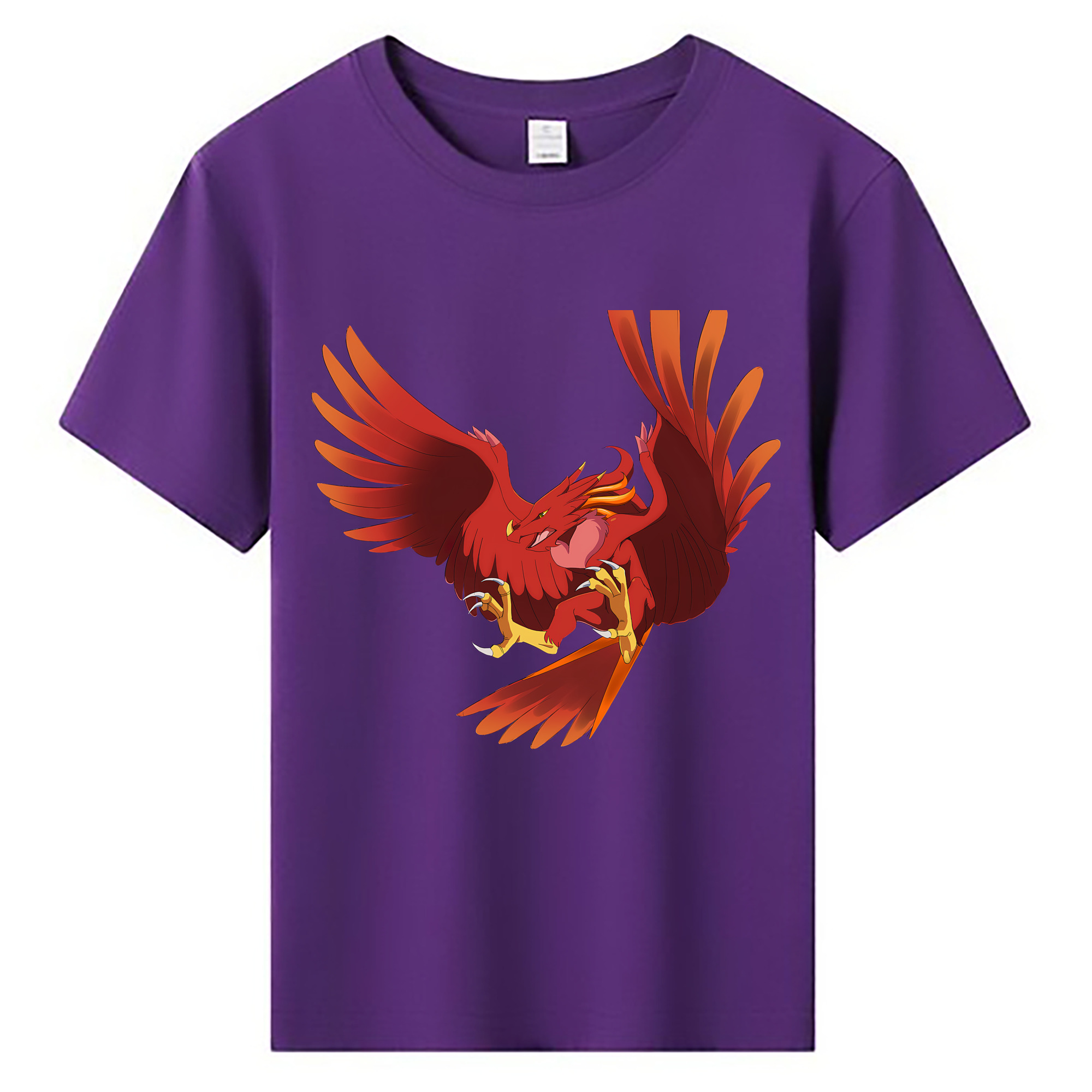 （画像用） Digimon デジタルモンスター/デジモン 綿100％キッズTシャツ（フロントプリント）