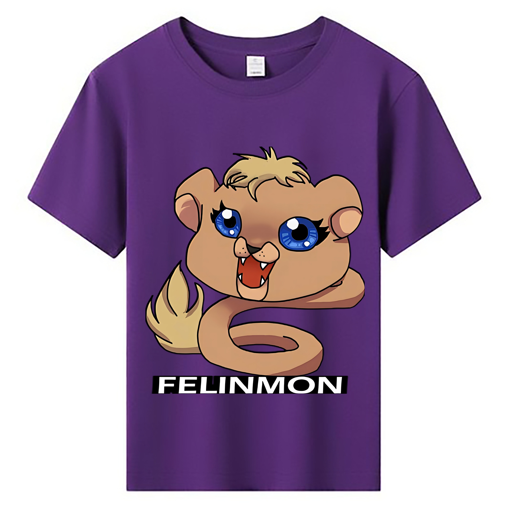 （画像用） Digimon デジタルモンスター/デジモン 綿100％キッズTシャツ（フロントプリント）