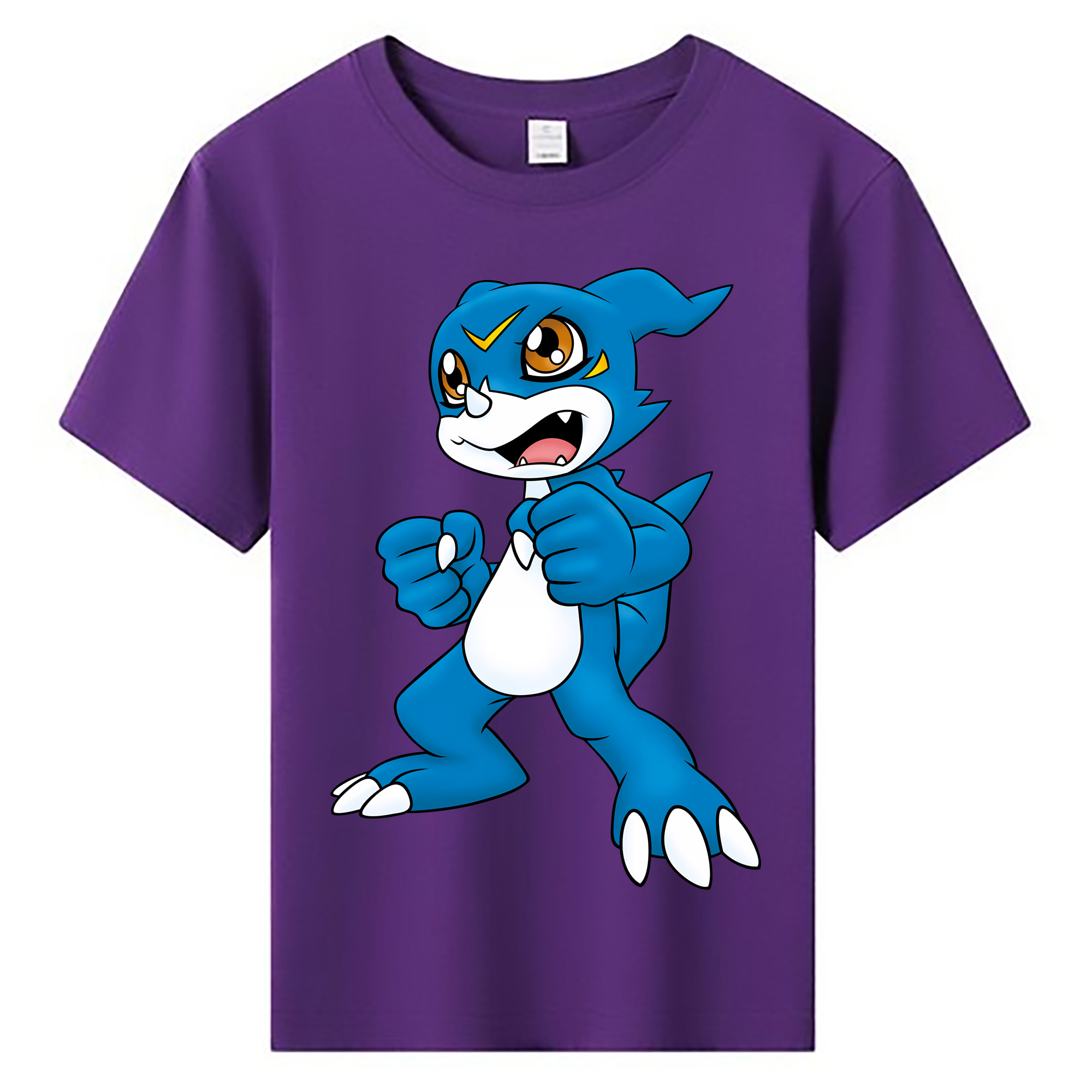 （画像用） Digimon デジタルモンスター/デジモン 綿100％キッズTシャツ（フロントプリント）