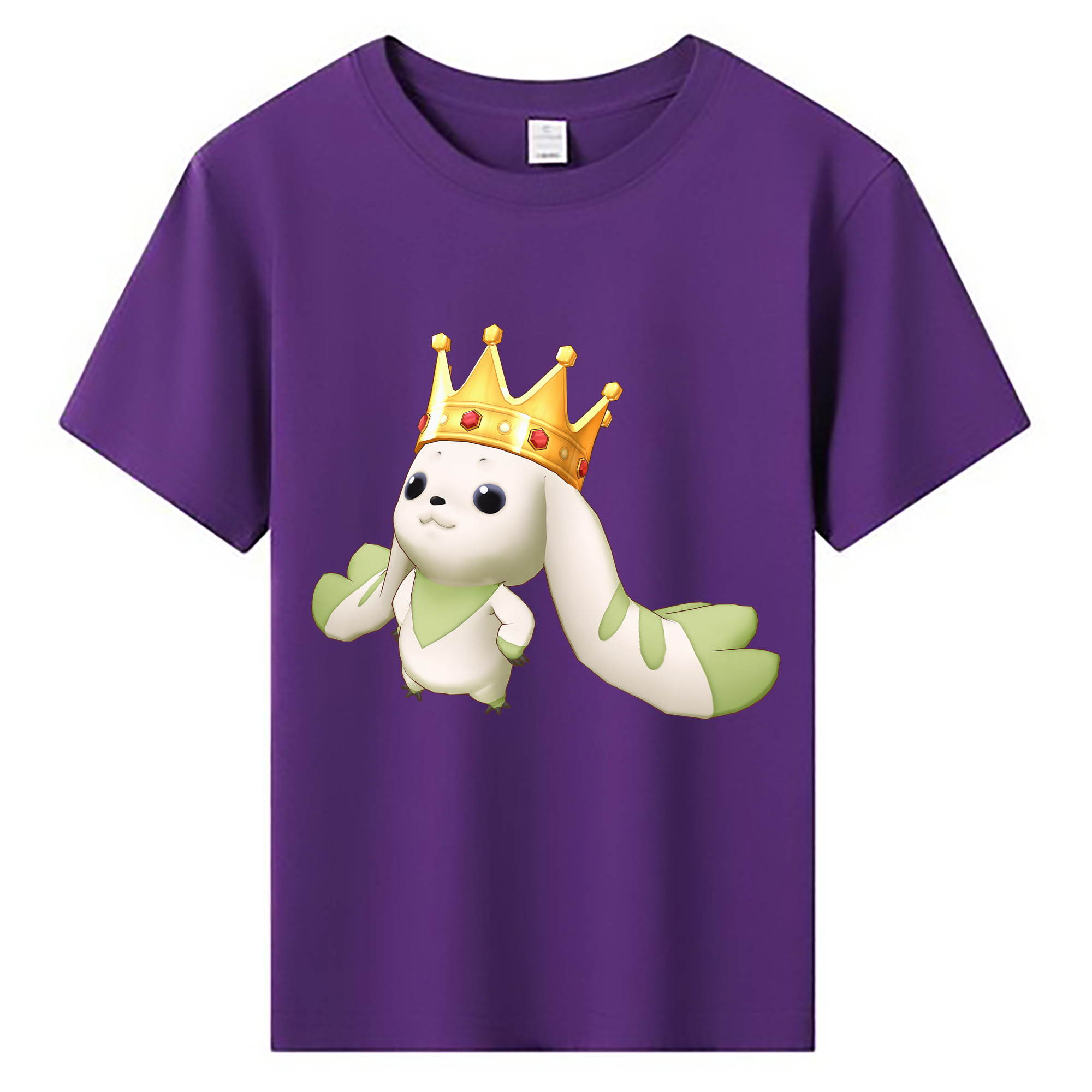 （画像用） Digimon デジタルモンスター/デジモン 綿100％キッズTシャツ（フロントプリント）