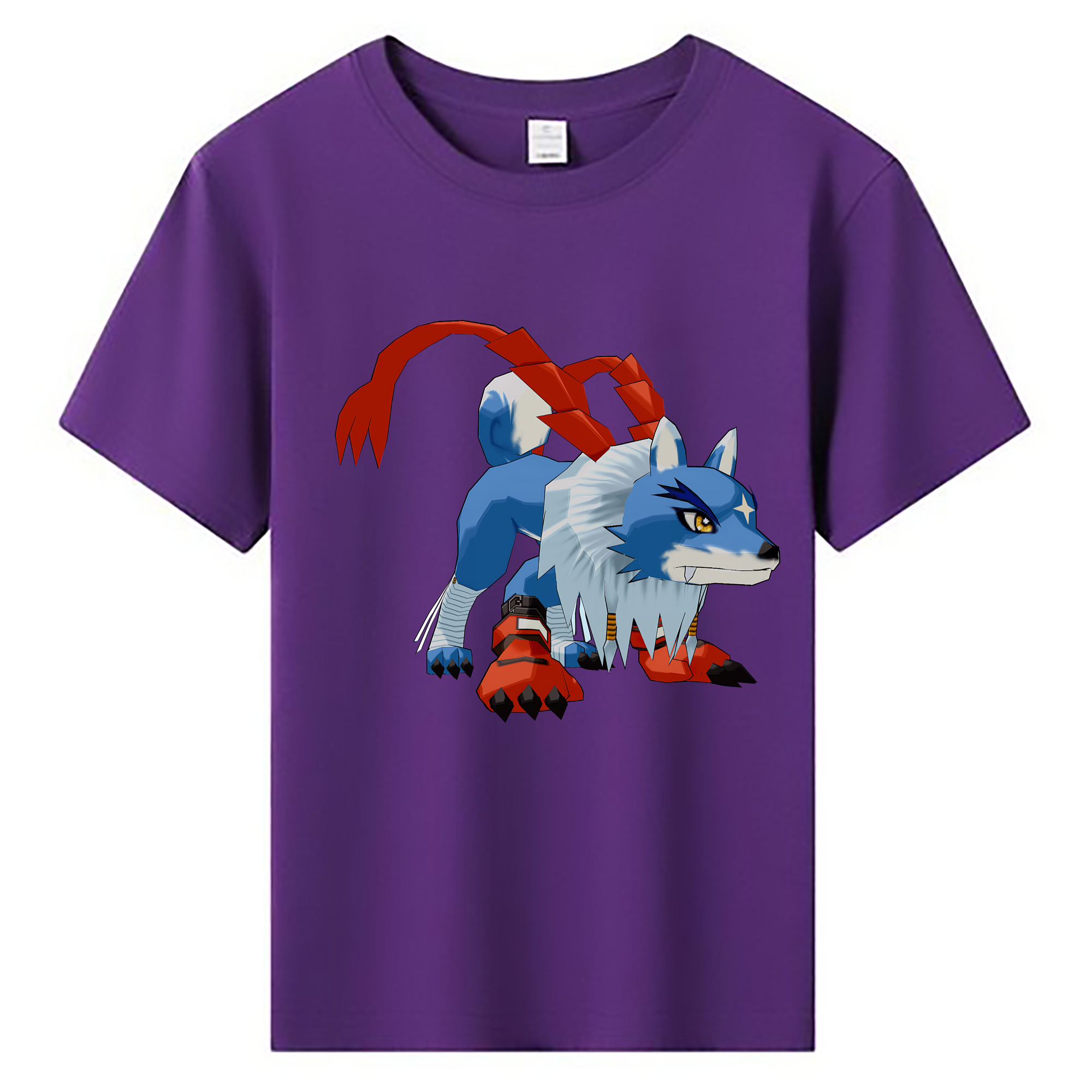 （画像用） Digimon デジタルモンスター/デジモン 綿100％キッズTシャツ（フロントプリント）
