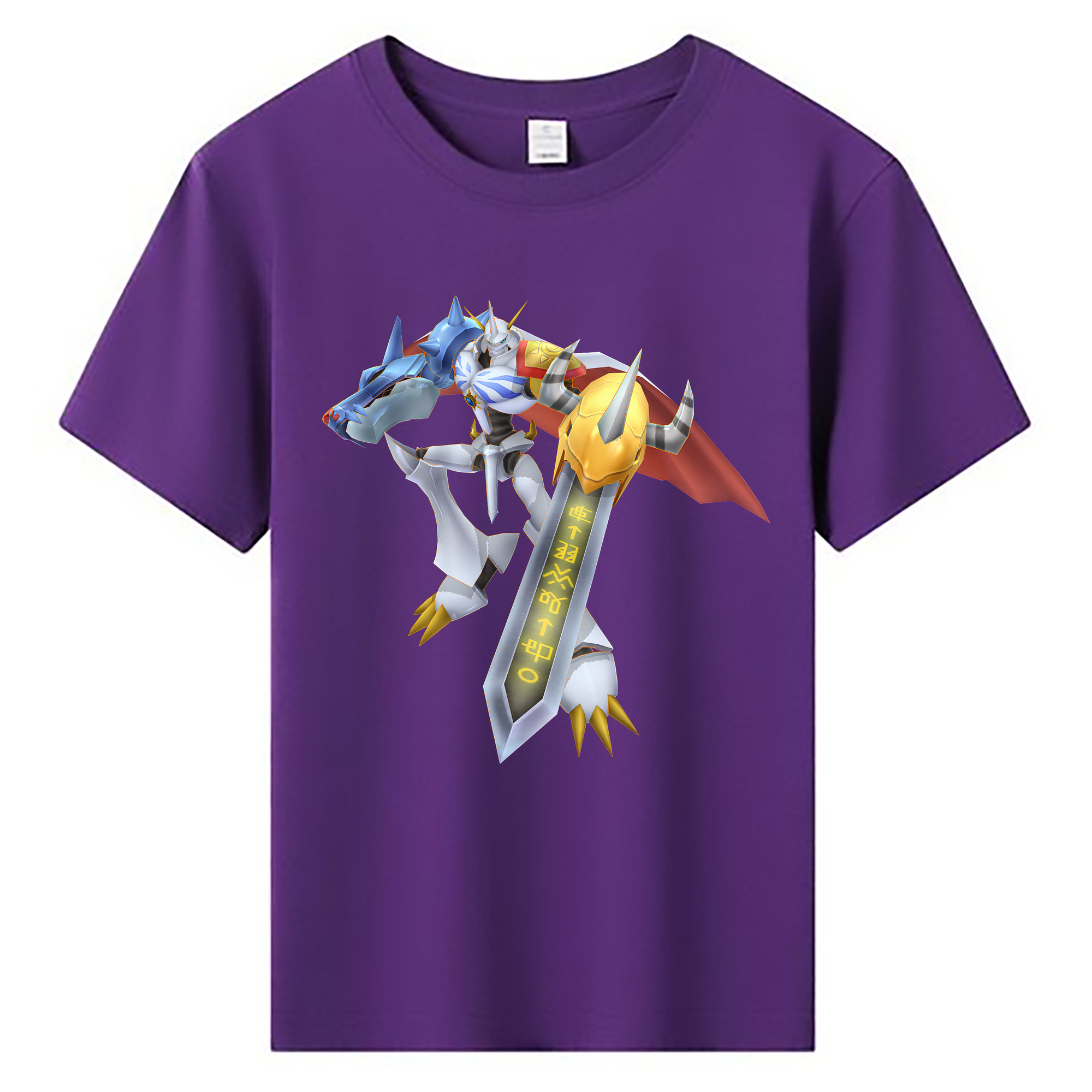 （画像用） Digimon デジタルモンスター/デジモン 綿100％キッズTシャツ（フロントプリント）