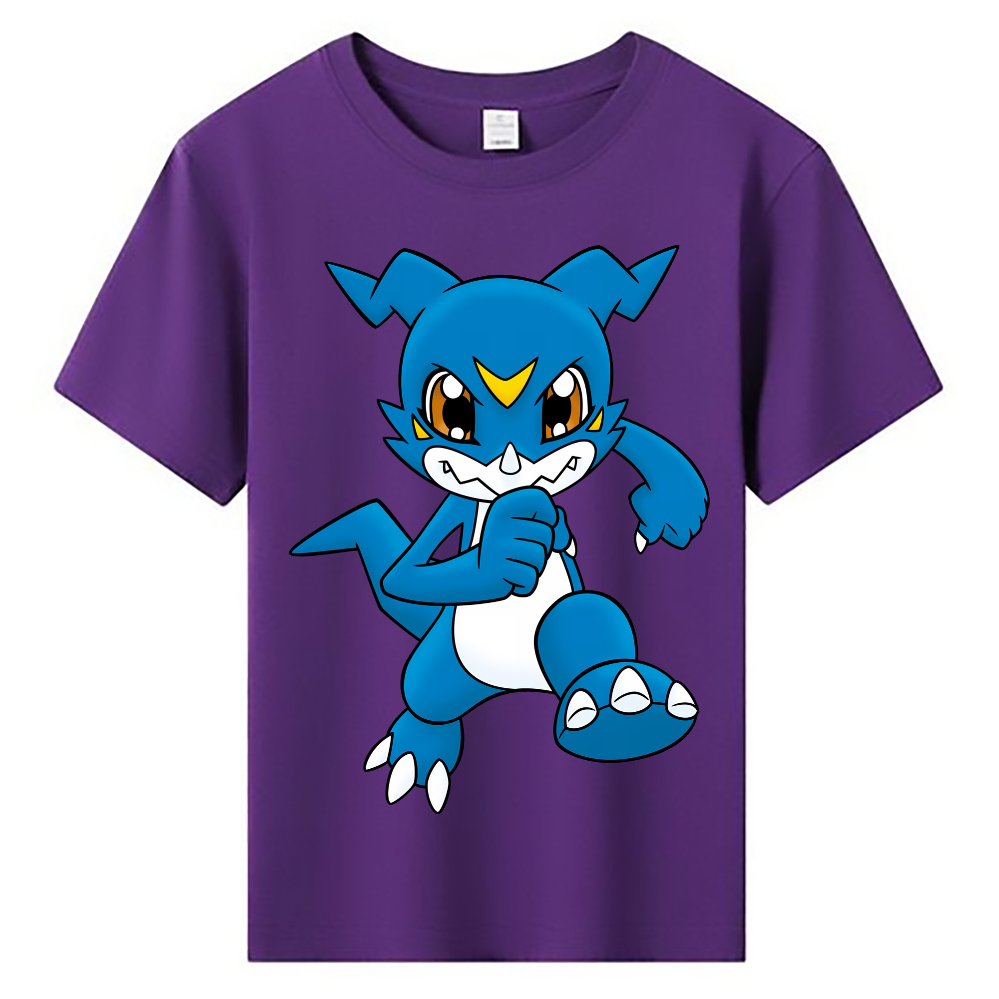 （画像用） Digimon デジタルモンスター/デジモン 綿100％キッズTシャツ（フロントプリント）