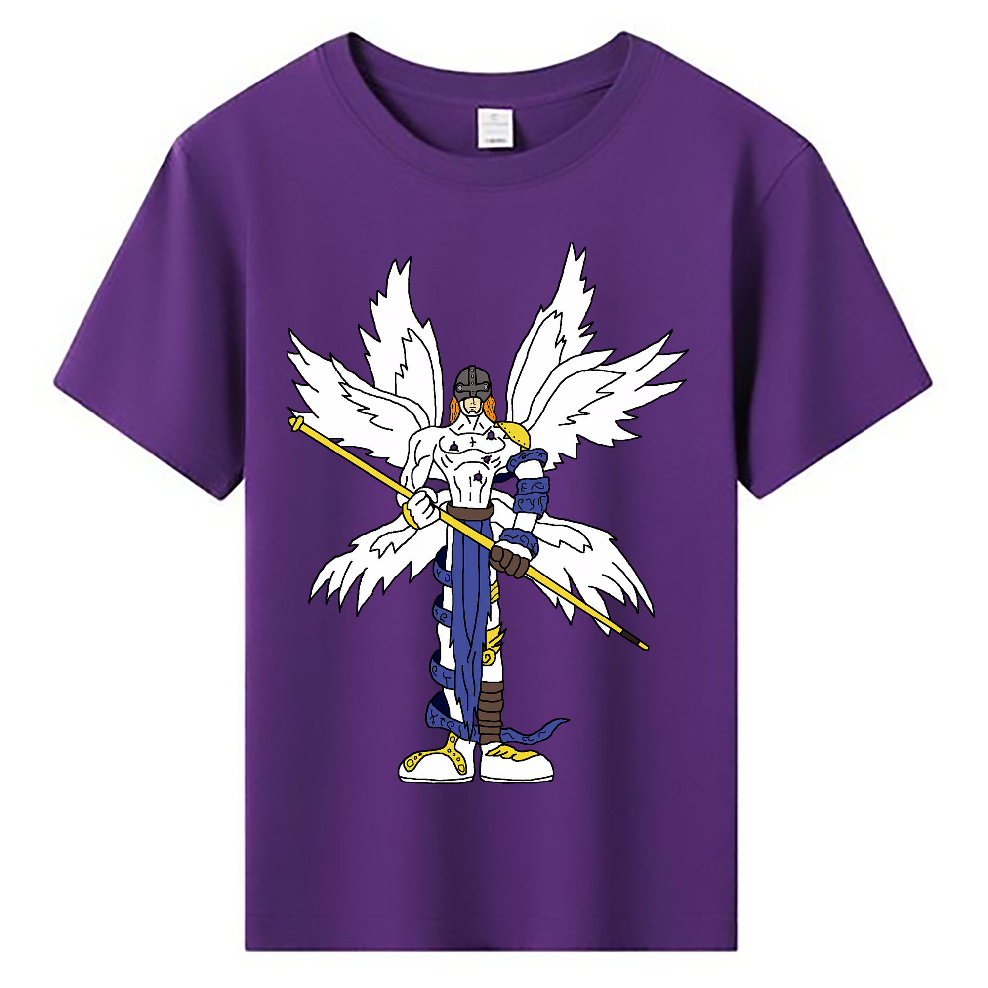 （画像用） Digimon デジタルモンスター/デジモン 綿100％キッズTシャツ（フロントプリント）