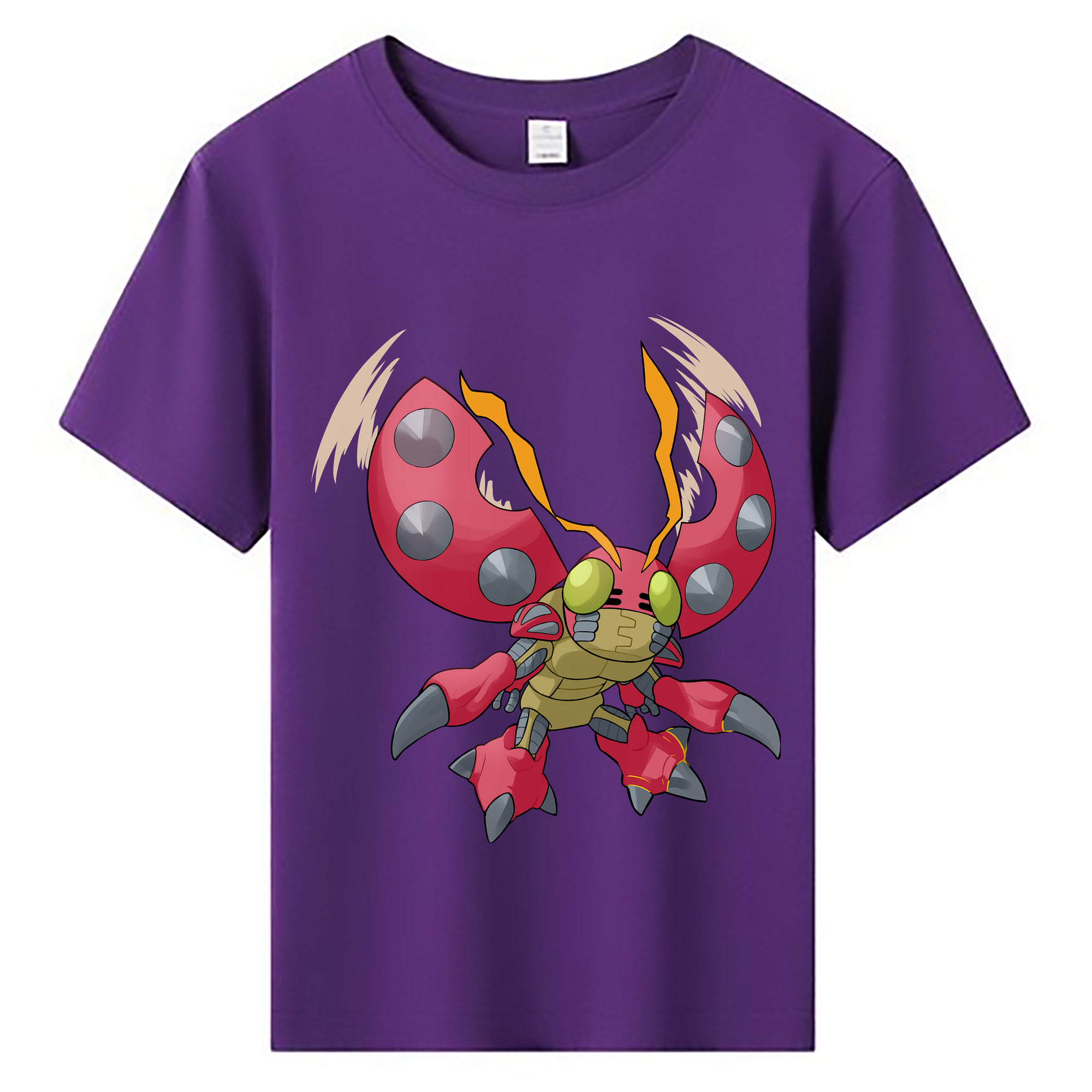（画像用） Digimon デジタルモンスター/デジモン 綿100％キッズTシャツ（フロントプリント）