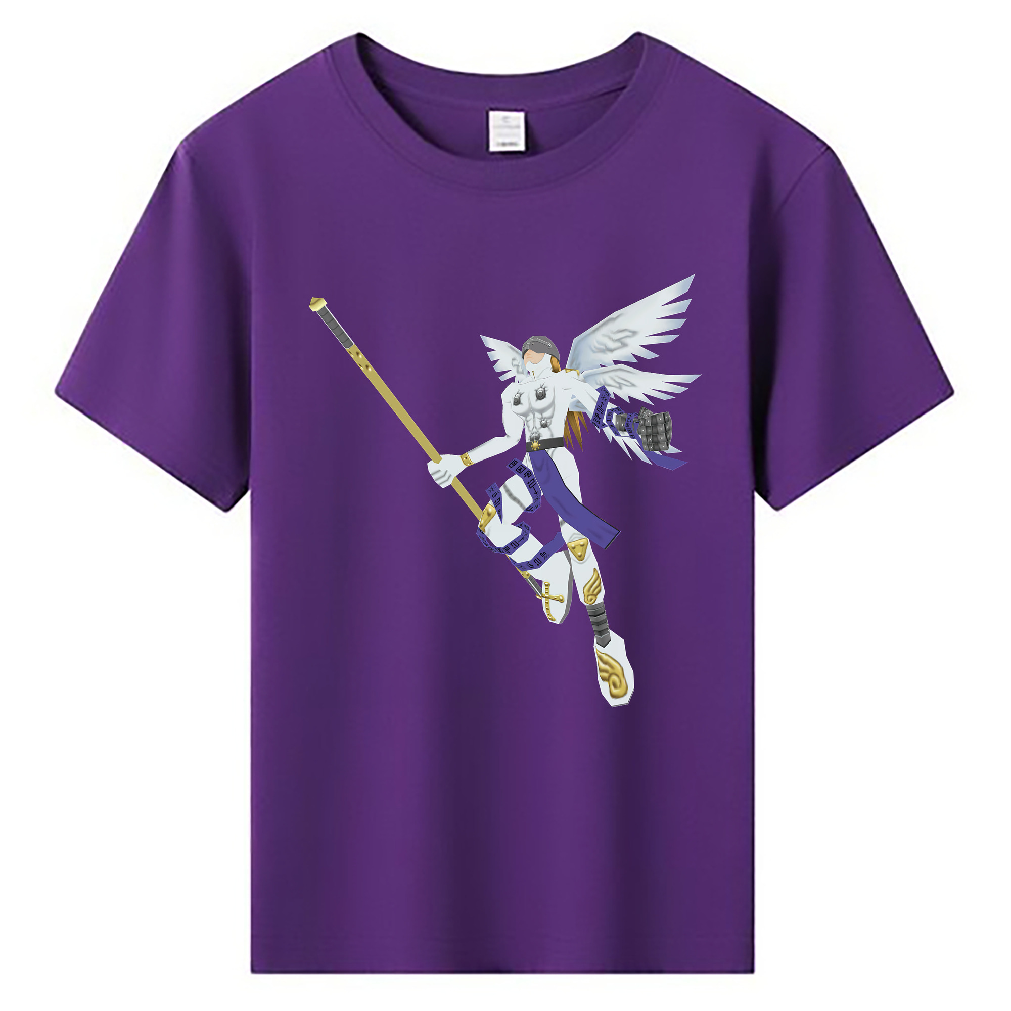 （画像用） Digimon デジタルモンスター/デジモン 綿100％キッズTシャツ（フロントプリント）