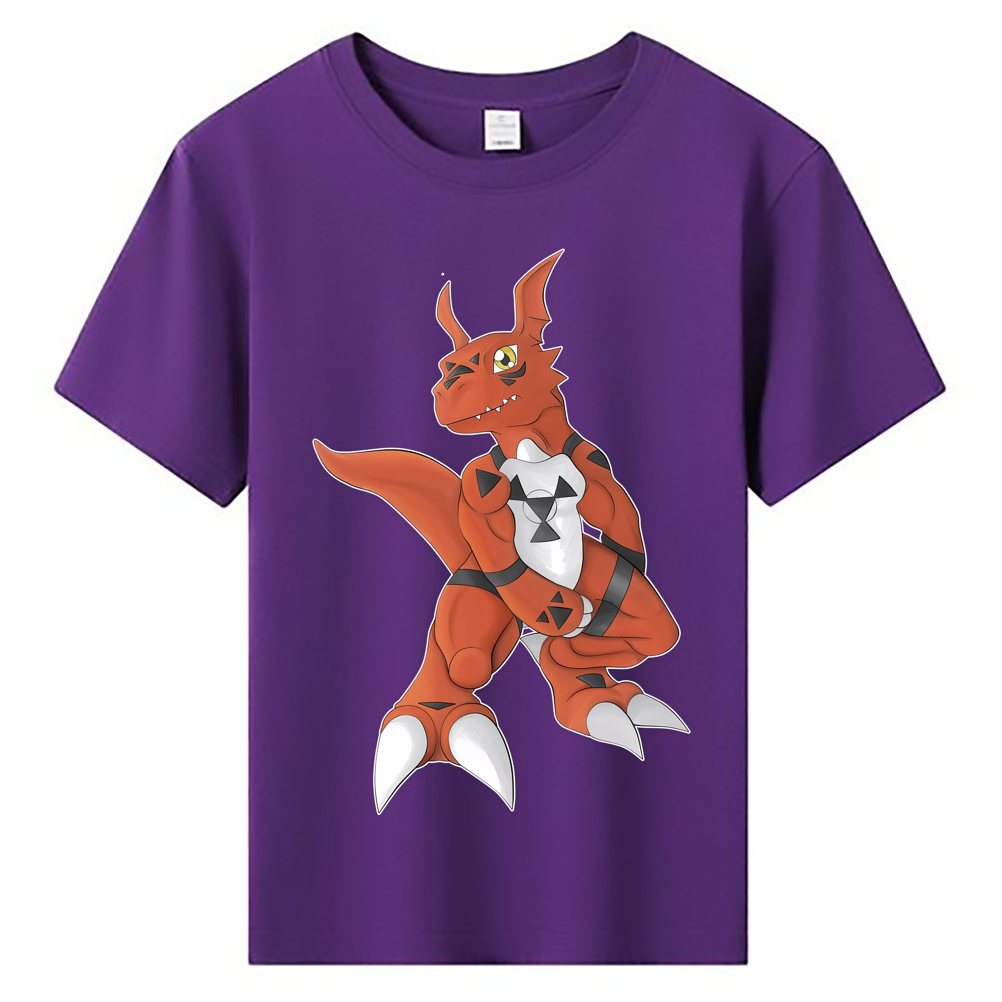 （画像用） Digimon デジタルモンスター/デジモン 綿100％キッズTシャツ（フロントプリント）