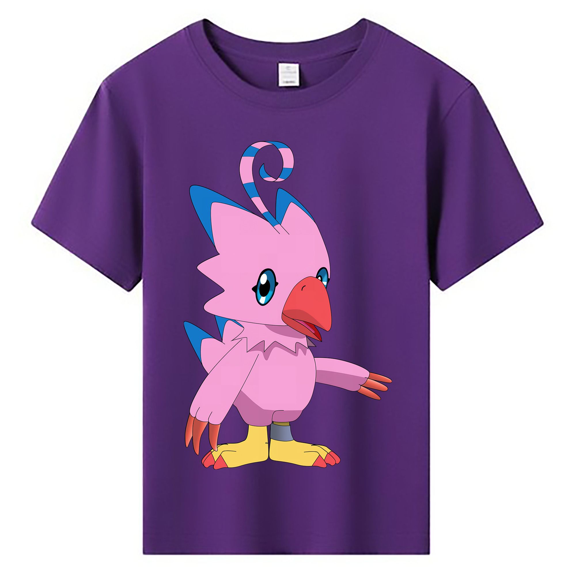 （画像用） Digimon デジタルモンスター/デジモン 綿100％キッズTシャツ（フロントプリント）
