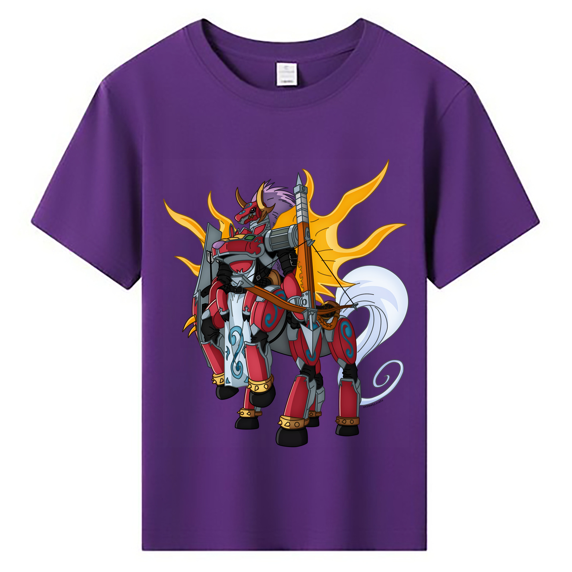 （画像用） Digimon デジタルモンスター/デジモン 綿100％キッズTシャツ（フロントプリント）