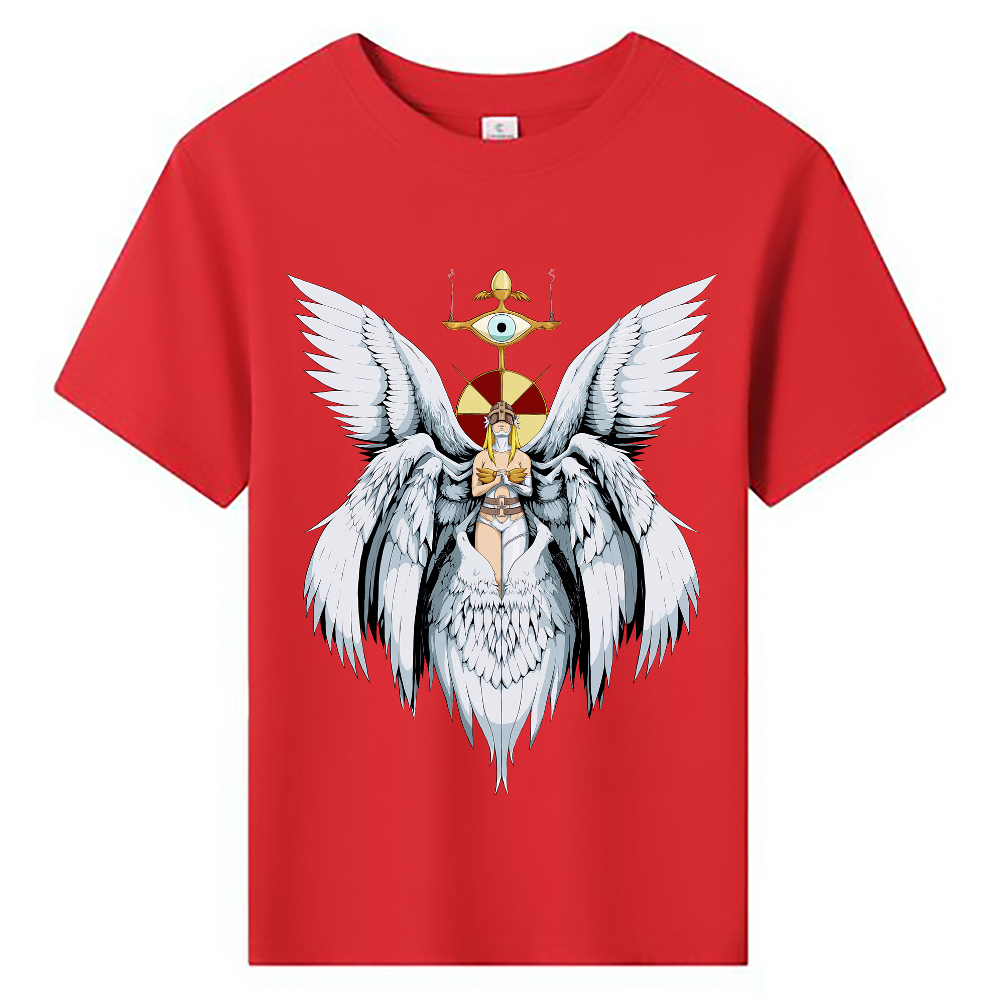 （画像用） Digimon デジタルモンスター/デジモン 綿100％キッズTシャツ（フロントプリント）