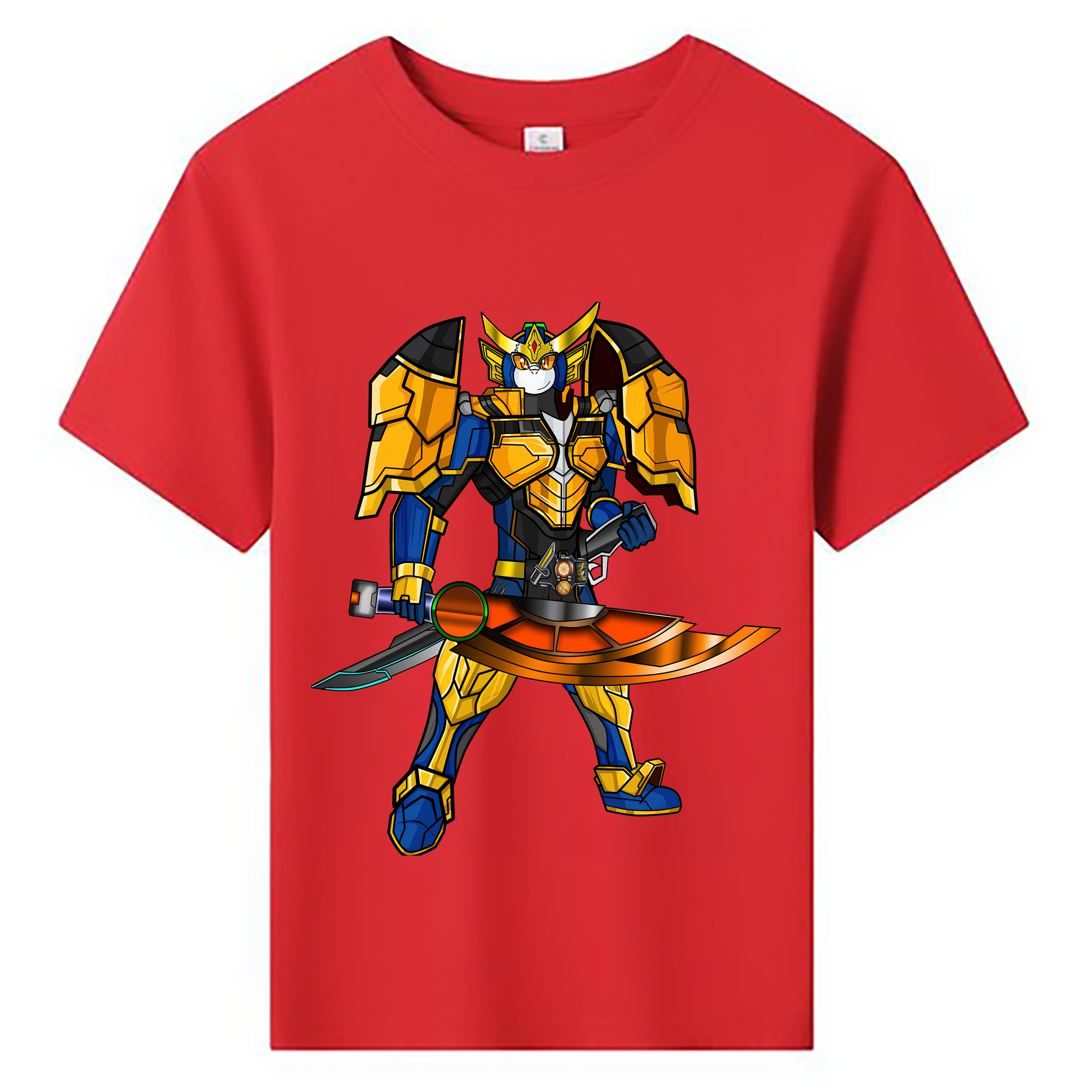 （画像用） Digimon デジタルモンスター/デジモン 綿100％キッズTシャツ（フロントプリント）