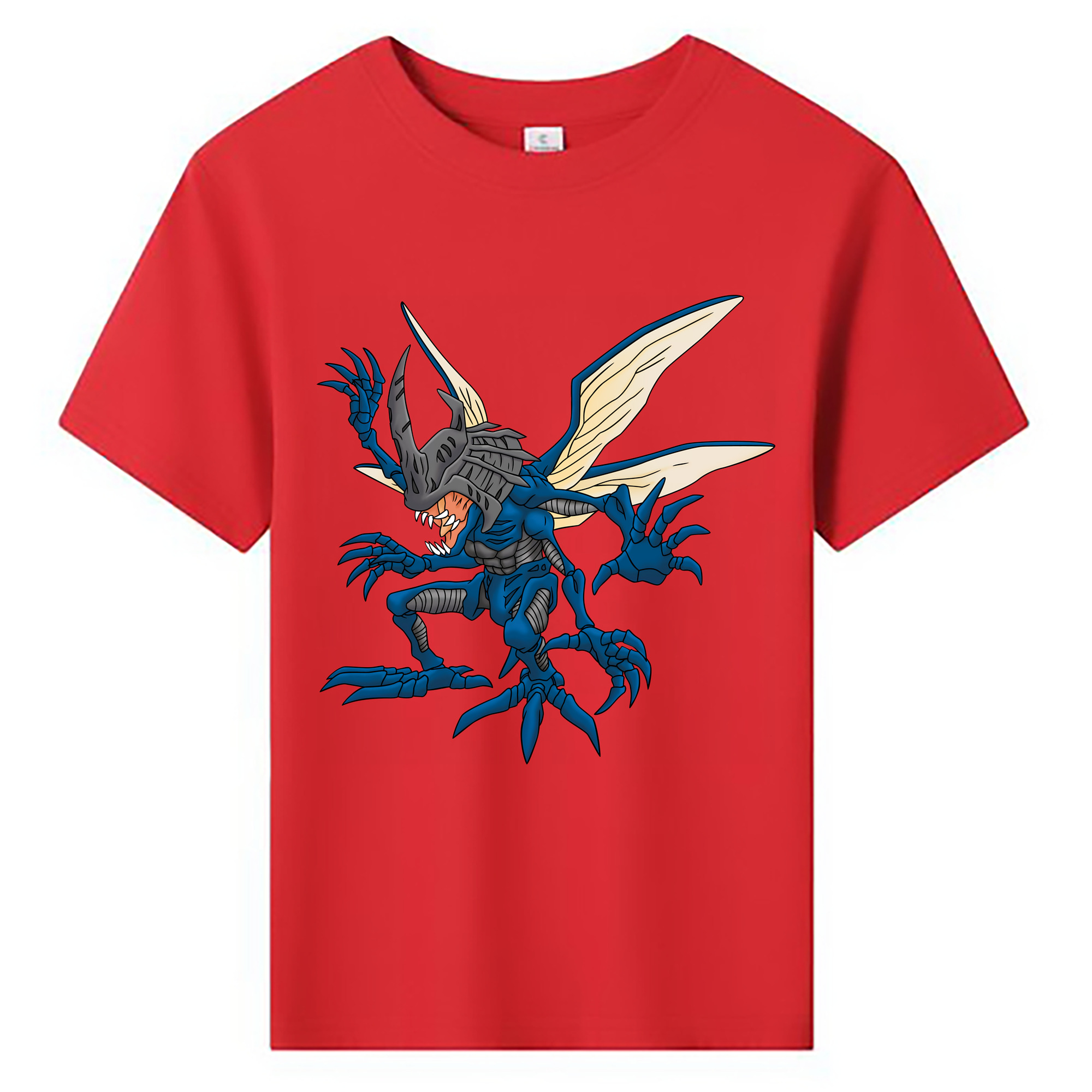 （画像用） Digimon デジタルモンスター/デジモン 綿100％キッズTシャツ（フロントプリント）