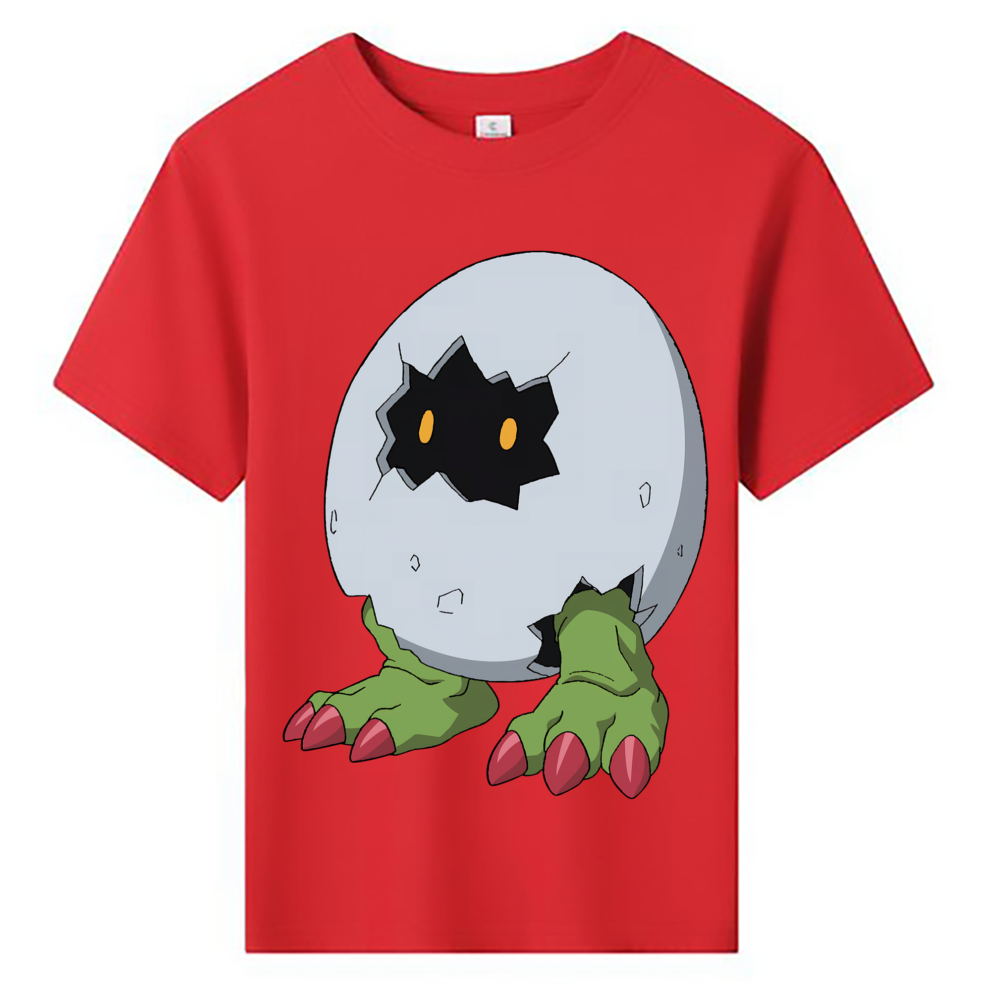 （画像用） Digimon デジタルモンスター/デジモン 綿100％キッズTシャツ（フロントプリント）