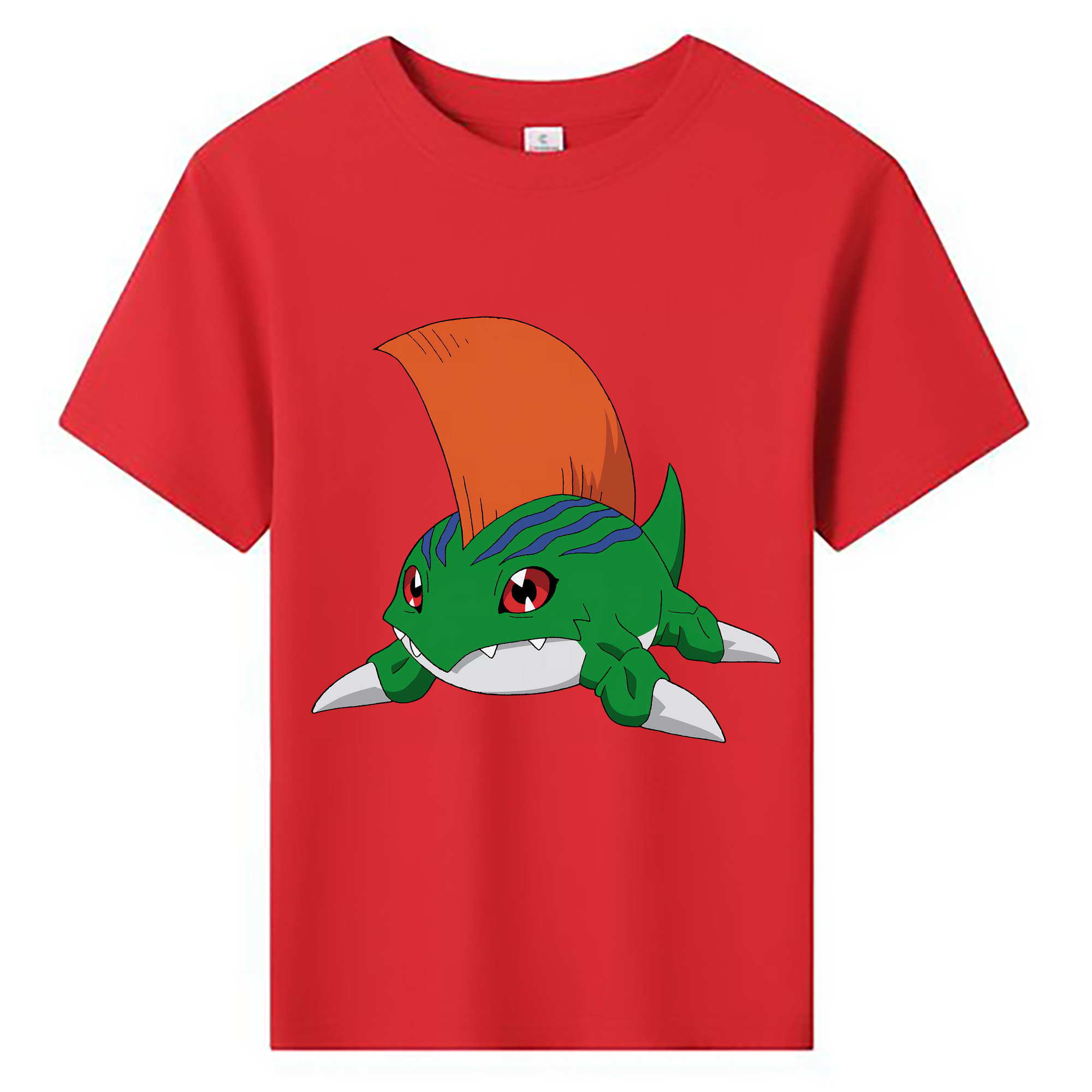 （画像用） Digimon デジタルモンスター/デジモン 綿100％キッズTシャツ（フロントプリント）