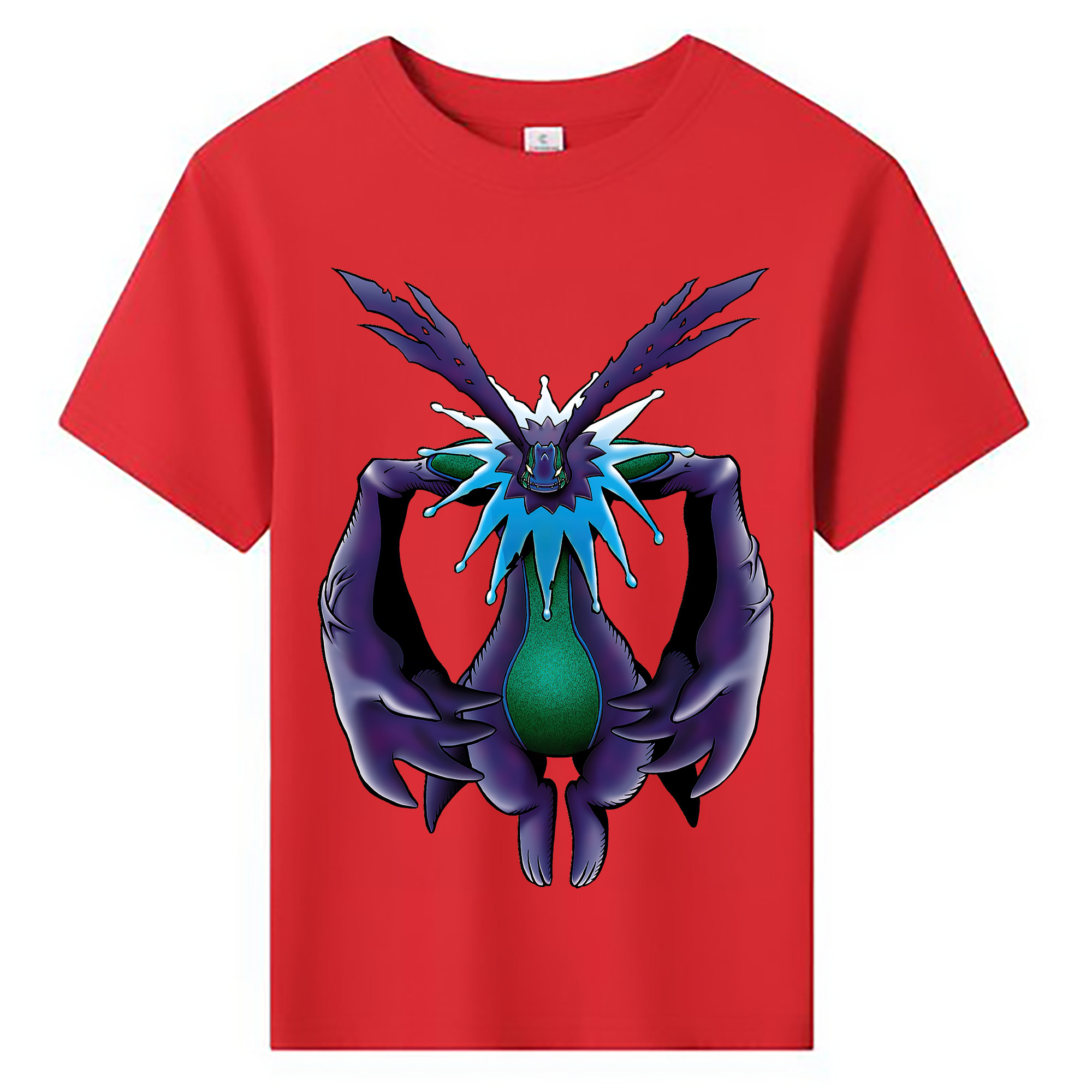 （画像用） Digimon デジタルモンスター/デジモン 綿100％キッズTシャツ（フロントプリント）