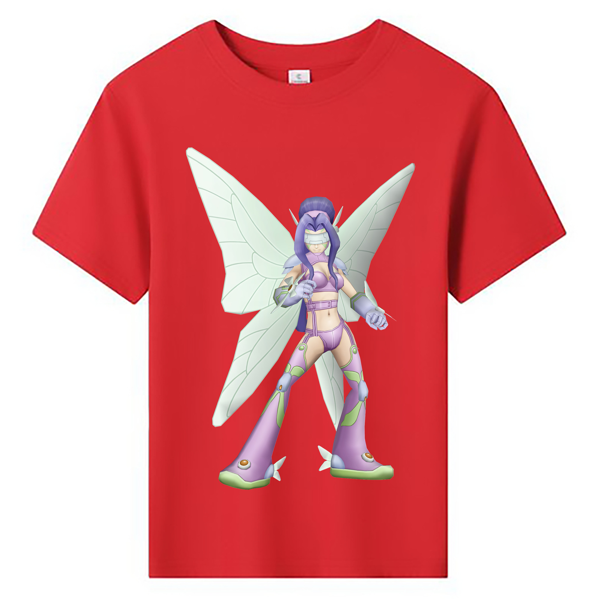 （画像用） Digimon デジタルモンスター/デジモン 綿100％キッズTシャツ（フロントプリント）