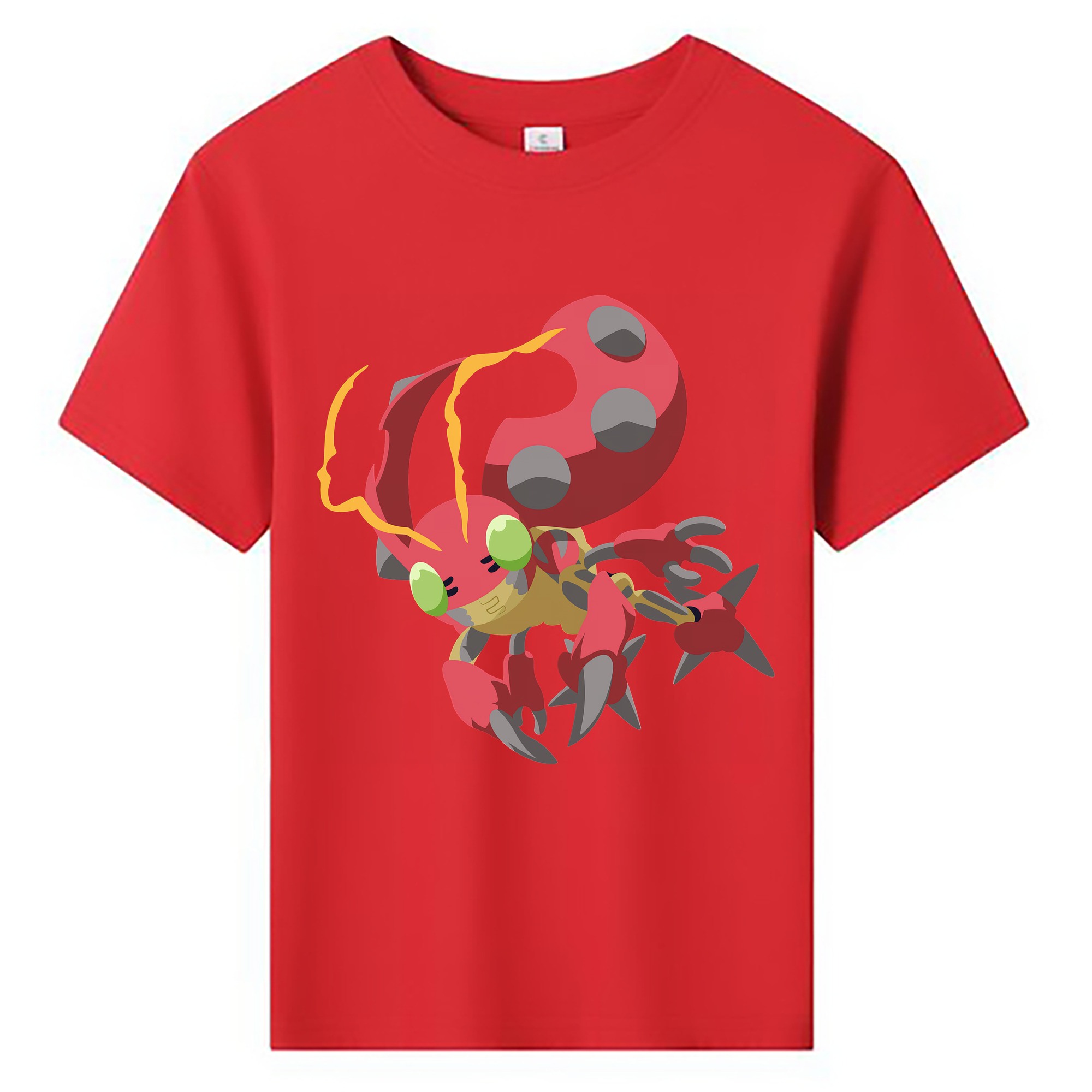 （画像用） Digimon デジタルモンスター/デジモン 綿100％キッズTシャツ（フロントプリント）
