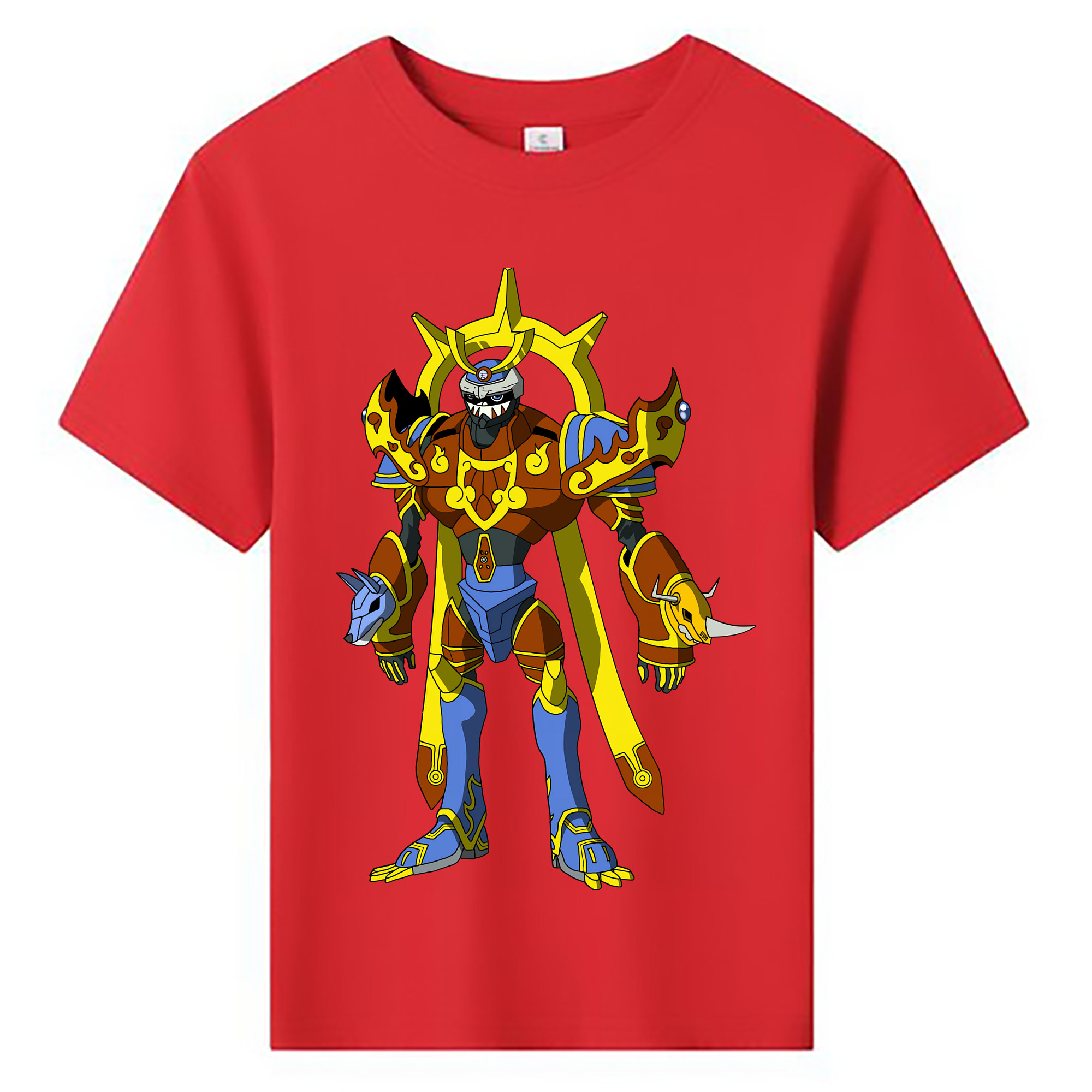 （画像用） Digimon デジタルモンスター/デジモン 綿100％キッズTシャツ（フロントプリント）