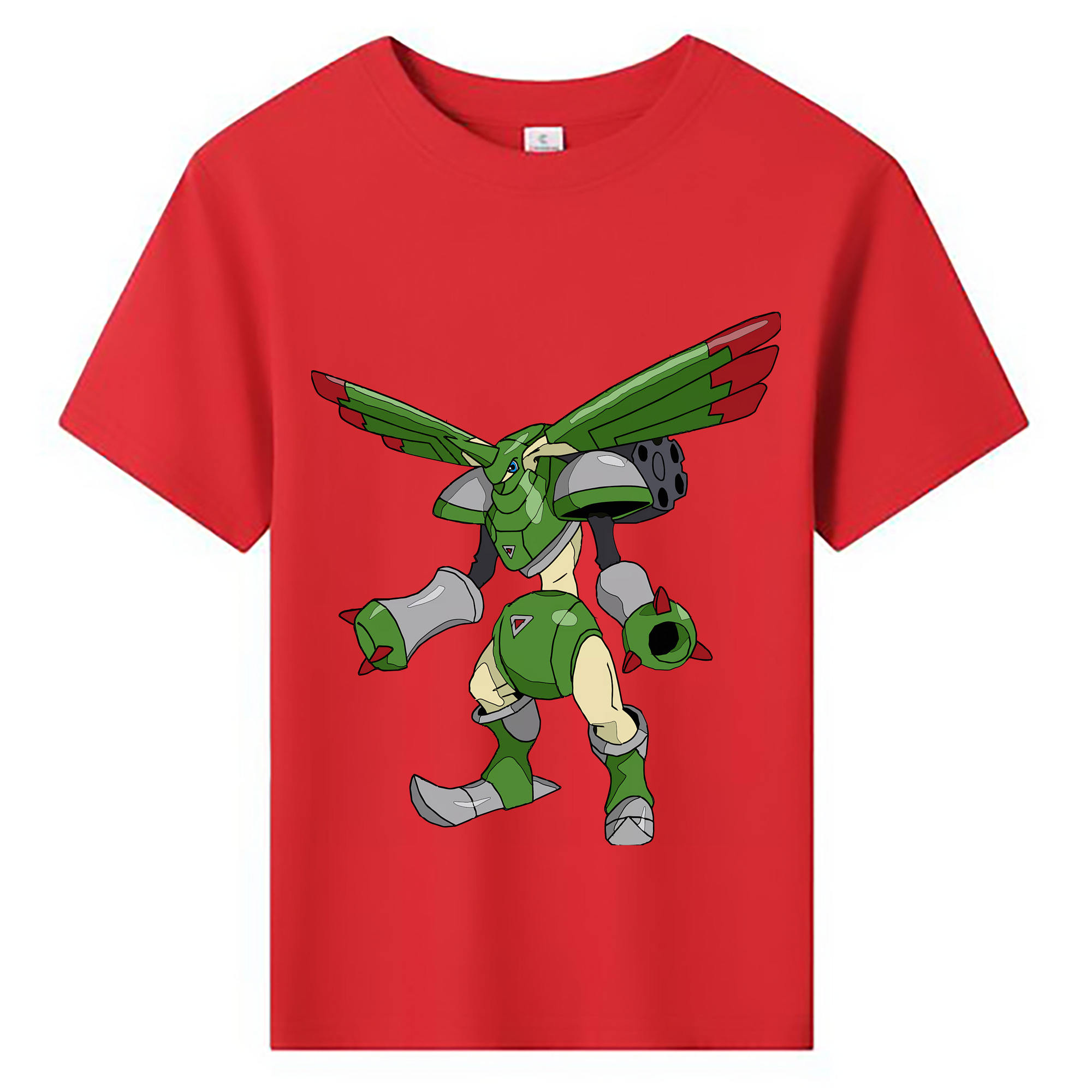 （画像用） Digimon デジタルモンスター/デジモン 綿100％キッズTシャツ（フロントプリント）
