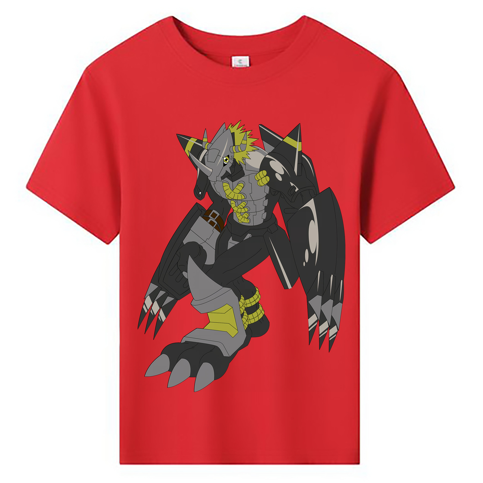 （画像用） Digimon デジタルモンスター/デジモン 綿100％キッズTシャツ（フロントプリント）