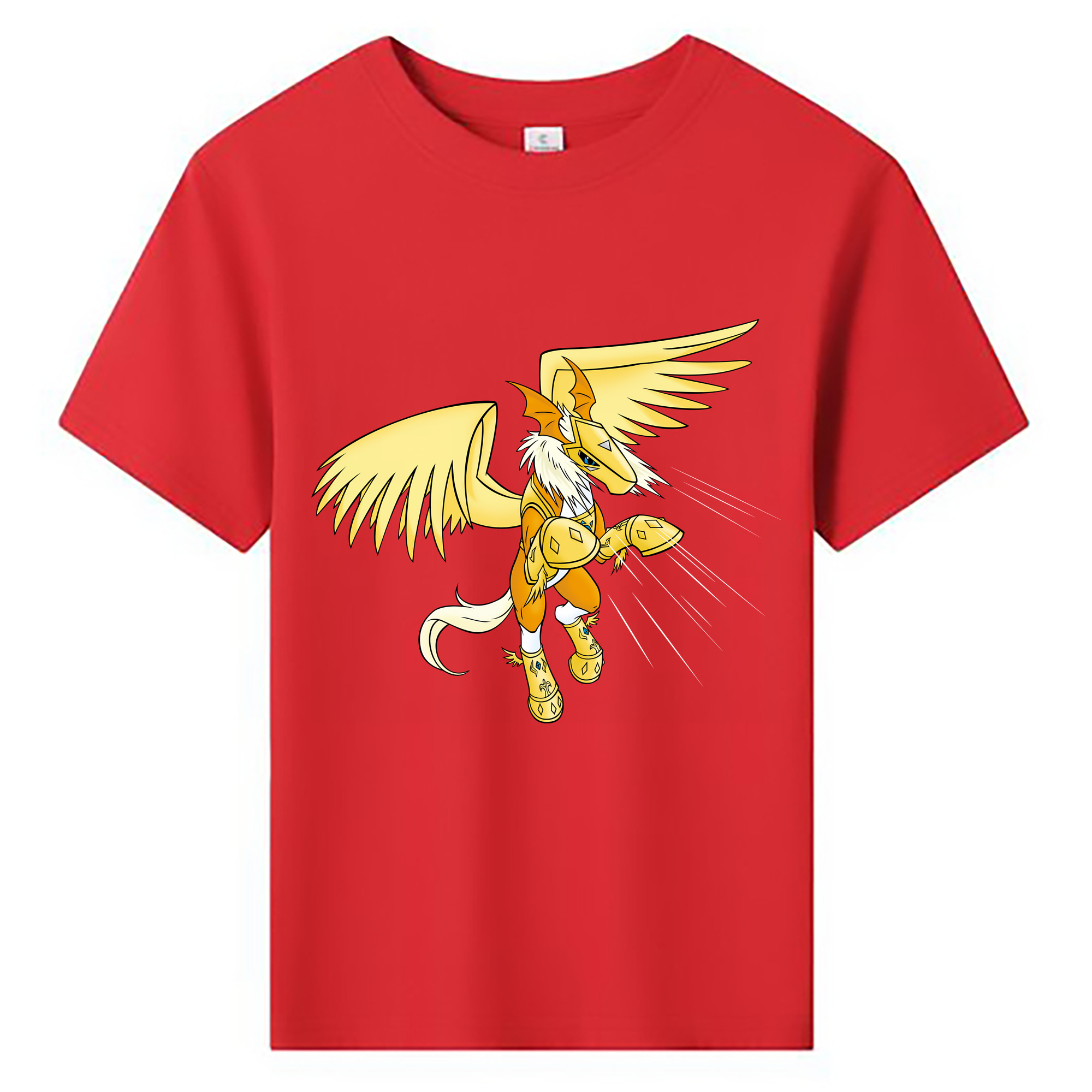 （画像用） Digimon デジタルモンスター/デジモン 綿100％キッズTシャツ（フロントプリント）