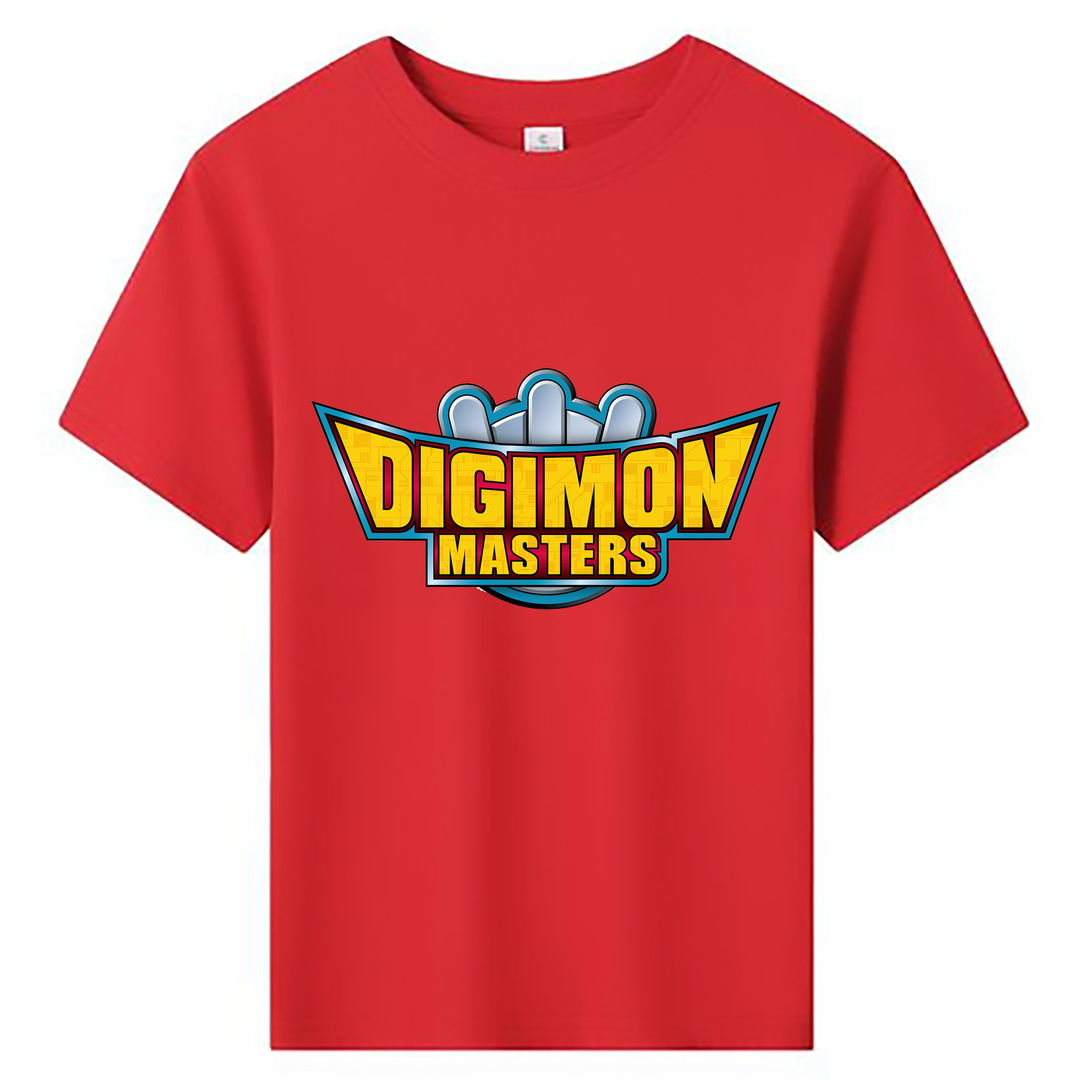 （画像用） Digimon デジタルモンスター/デジモン 綿100％キッズTシャツ（フロントプリント）