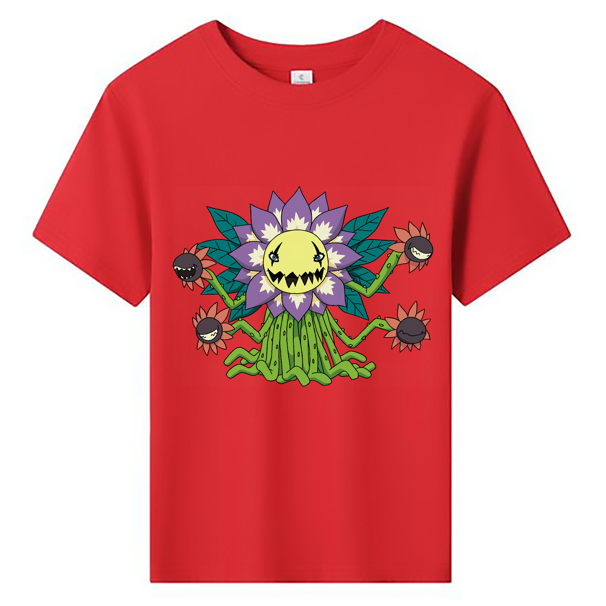 （画像用） Digimon デジタルモンスター/デジモン 綿100％キッズTシャツ（フロントプリント）