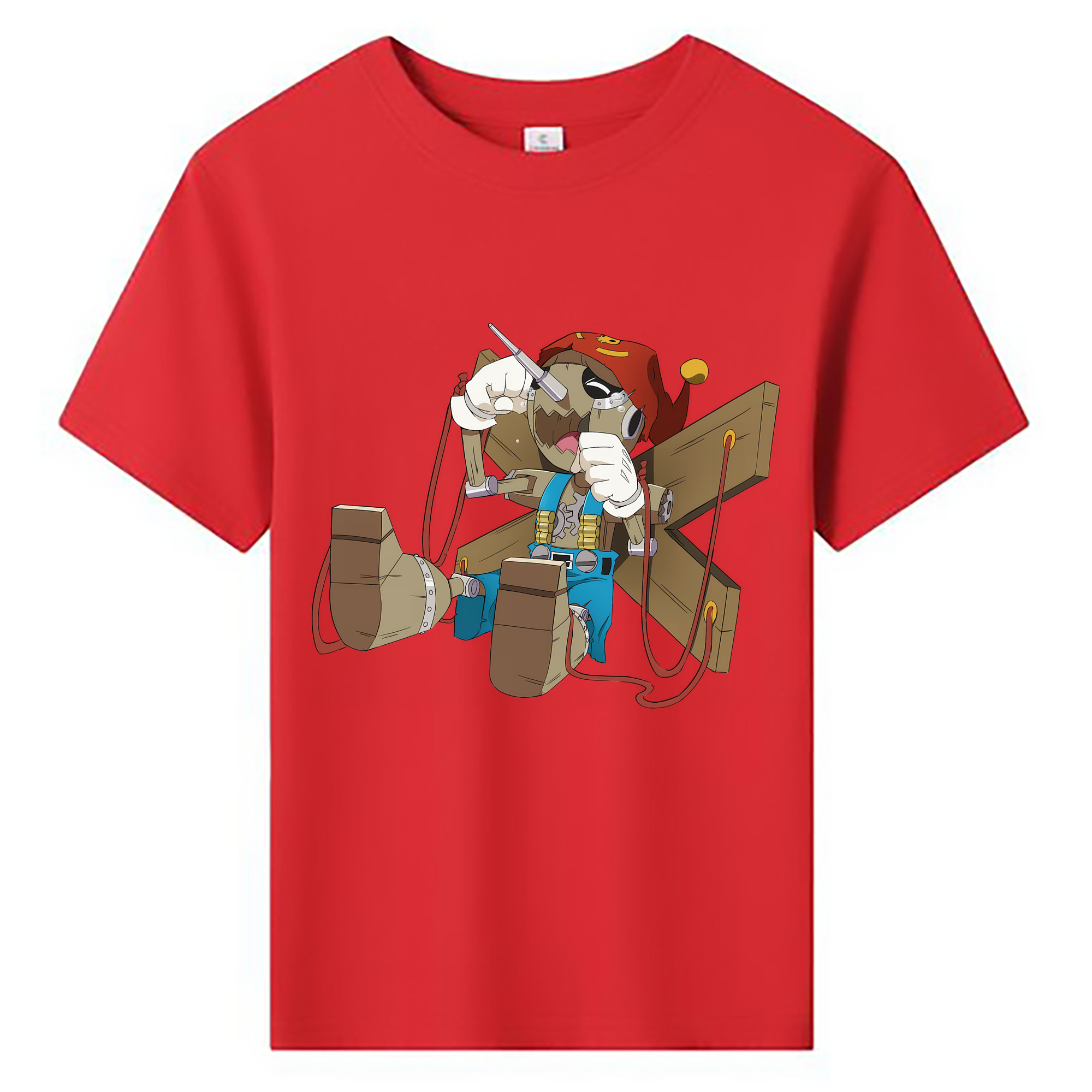 （画像用） Digimon デジタルモンスター/デジモン 綿100％キッズTシャツ（フロントプリント）