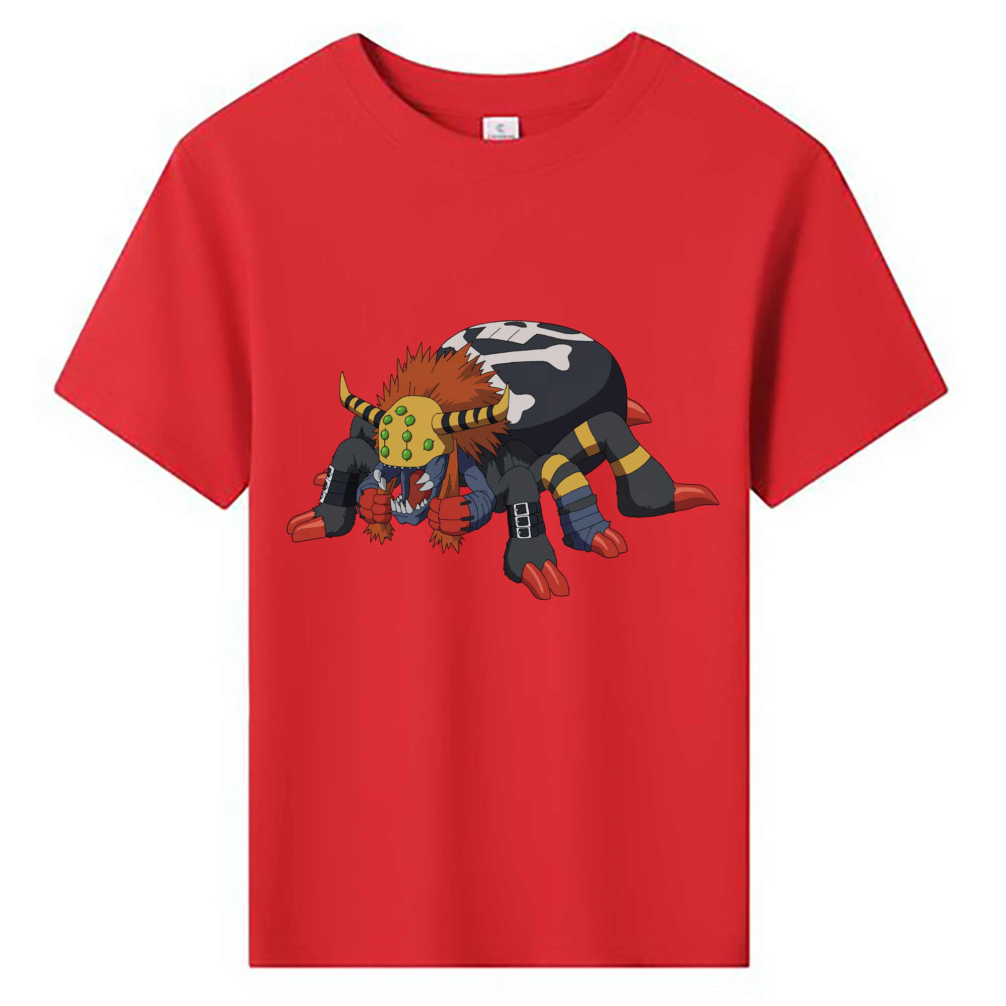 （画像用） Digimon デジタルモンスター/デジモン 綿100％キッズTシャツ（フロントプリント）