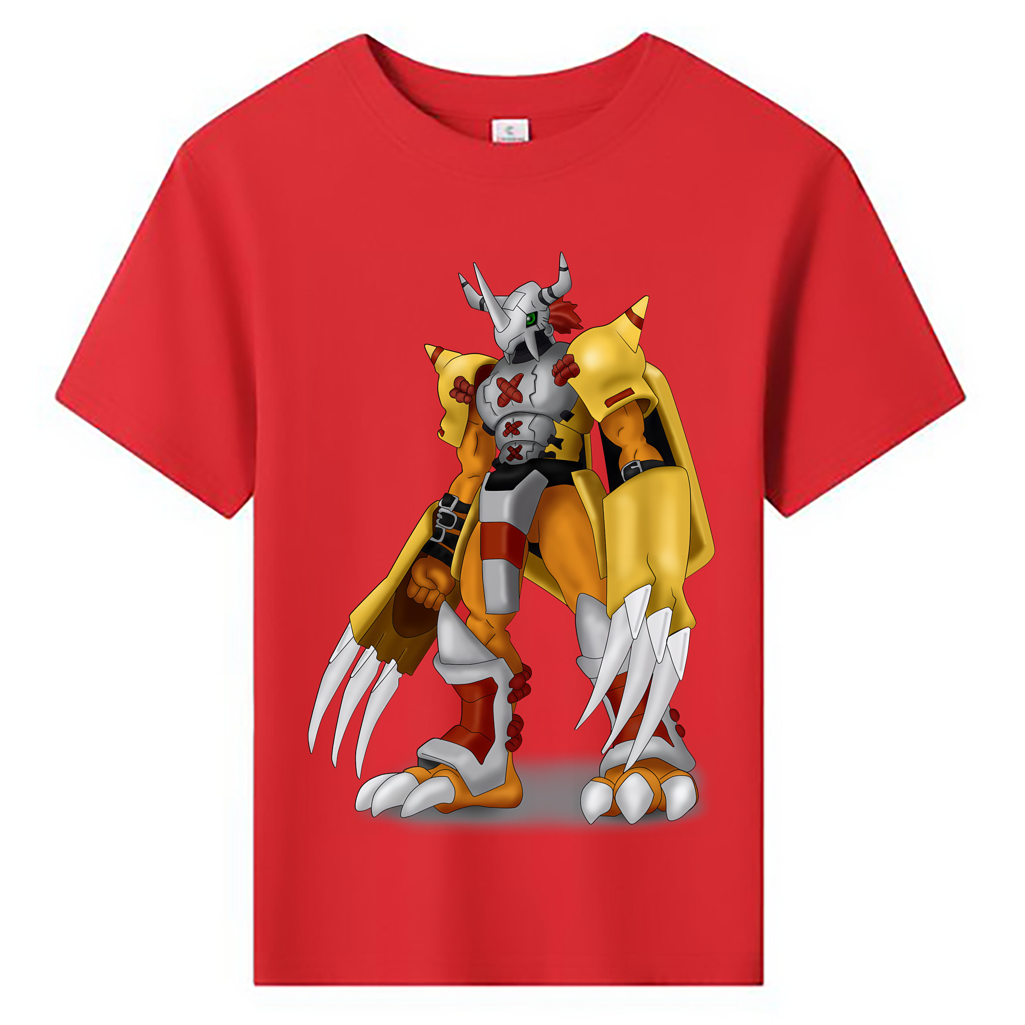 （画像用） Digimon デジタルモンスター/デジモン 綿100％キッズTシャツ（フロントプリント）