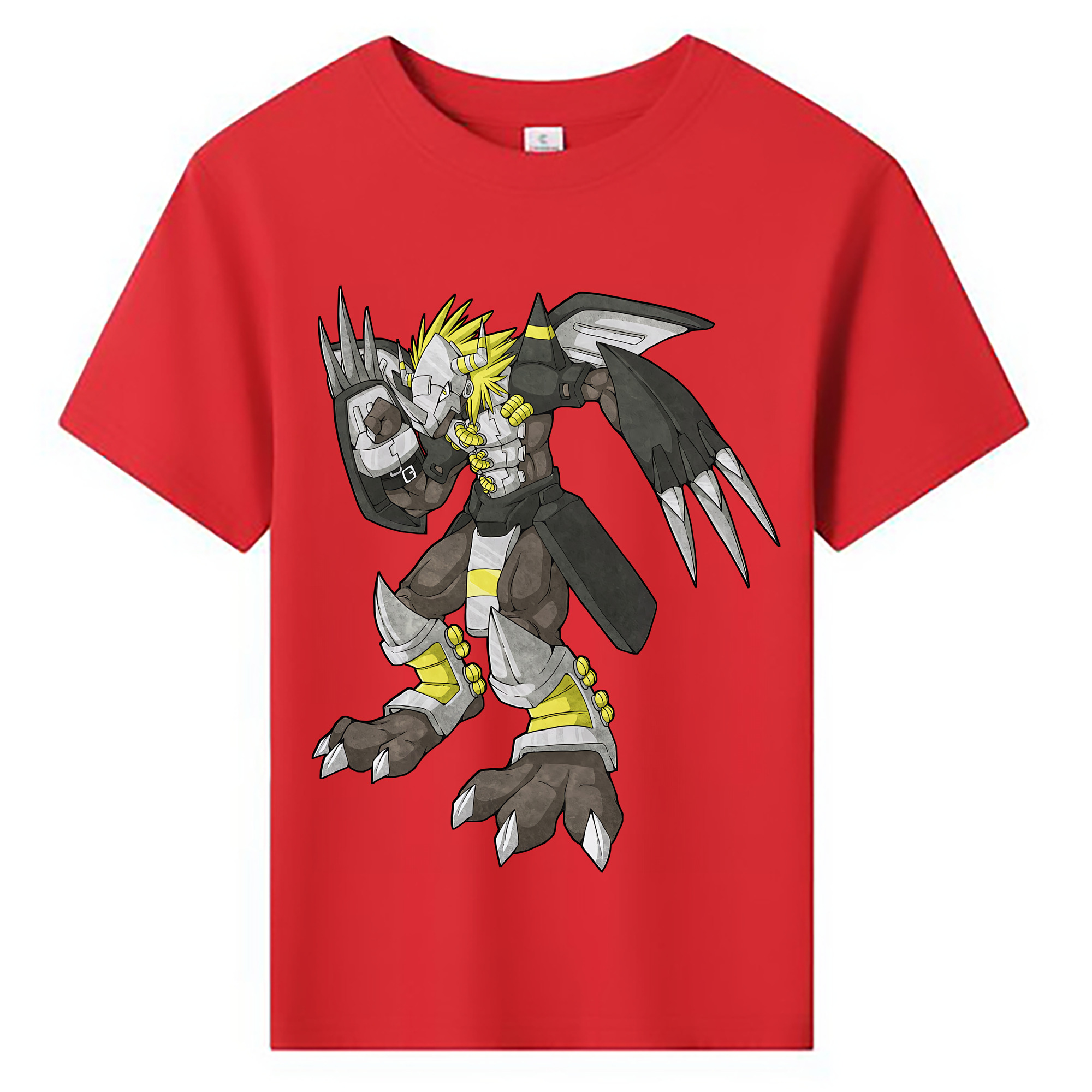 （画像用） Digimon デジタルモンスター/デジモン 綿100％キッズTシャツ（フロントプリント）