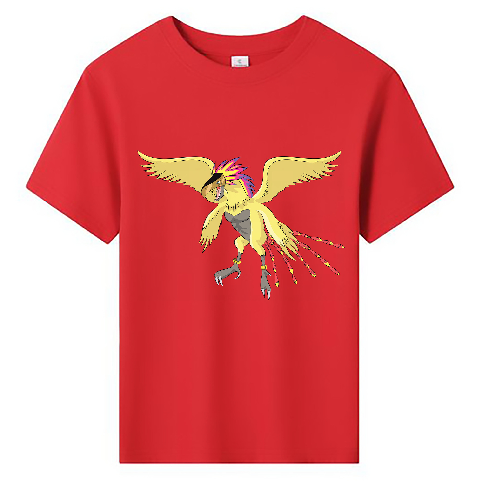 （画像用） Digimon デジタルモンスター/デジモン 綿100％キッズTシャツ（フロントプリント）