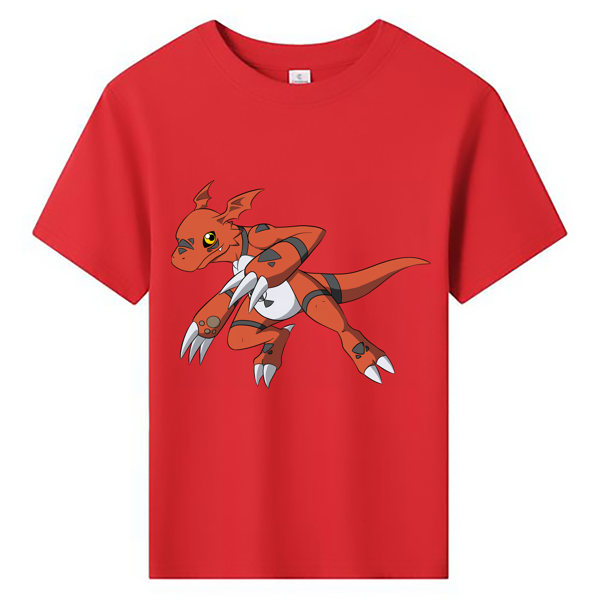 （画像用） Digimon デジタルモンスター/デジモン 綿100％キッズTシャツ（フロントプリント）