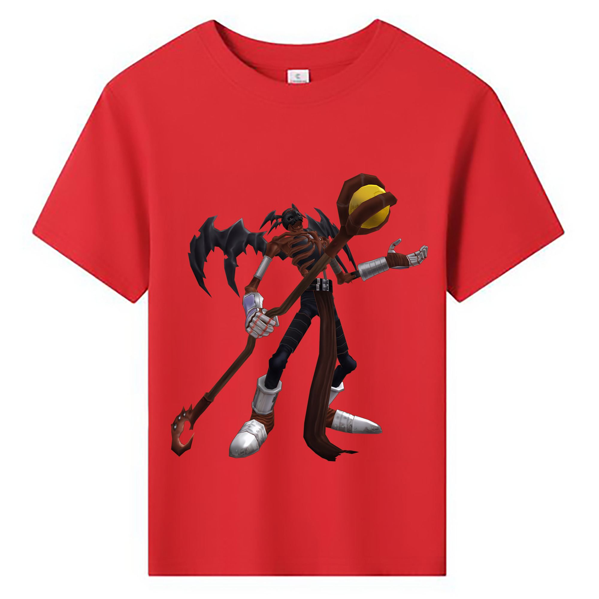 （画像用） Digimon デジタルモンスター/デジモン 綿100％キッズTシャツ（フロントプリント）