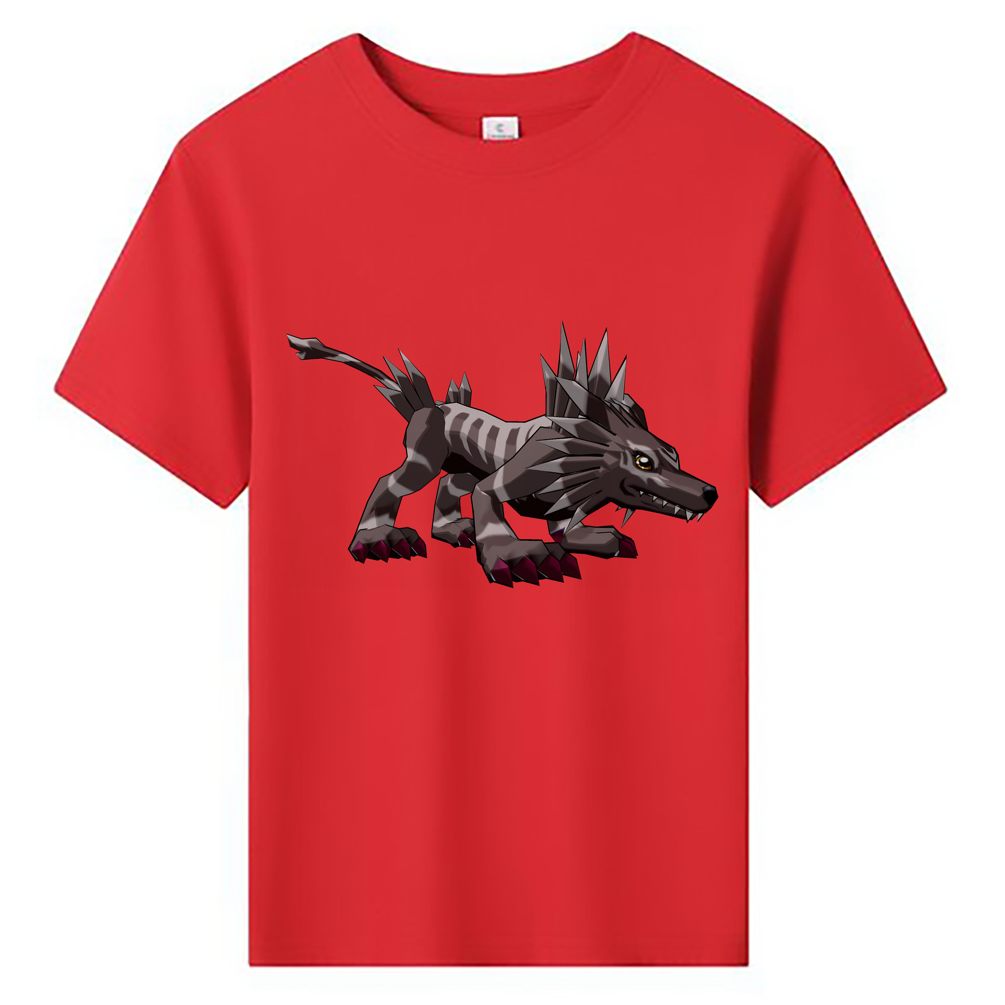 （画像用） Digimon デジタルモンスター/デジモン 綿100％キッズTシャツ（フロントプリント）