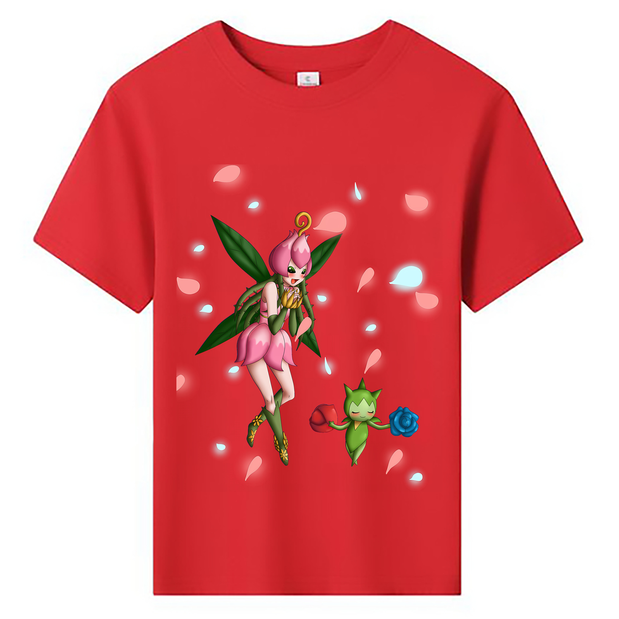 （画像用） Digimon デジタルモンスター/デジモン 綿100％キッズTシャツ（フロントプリント）