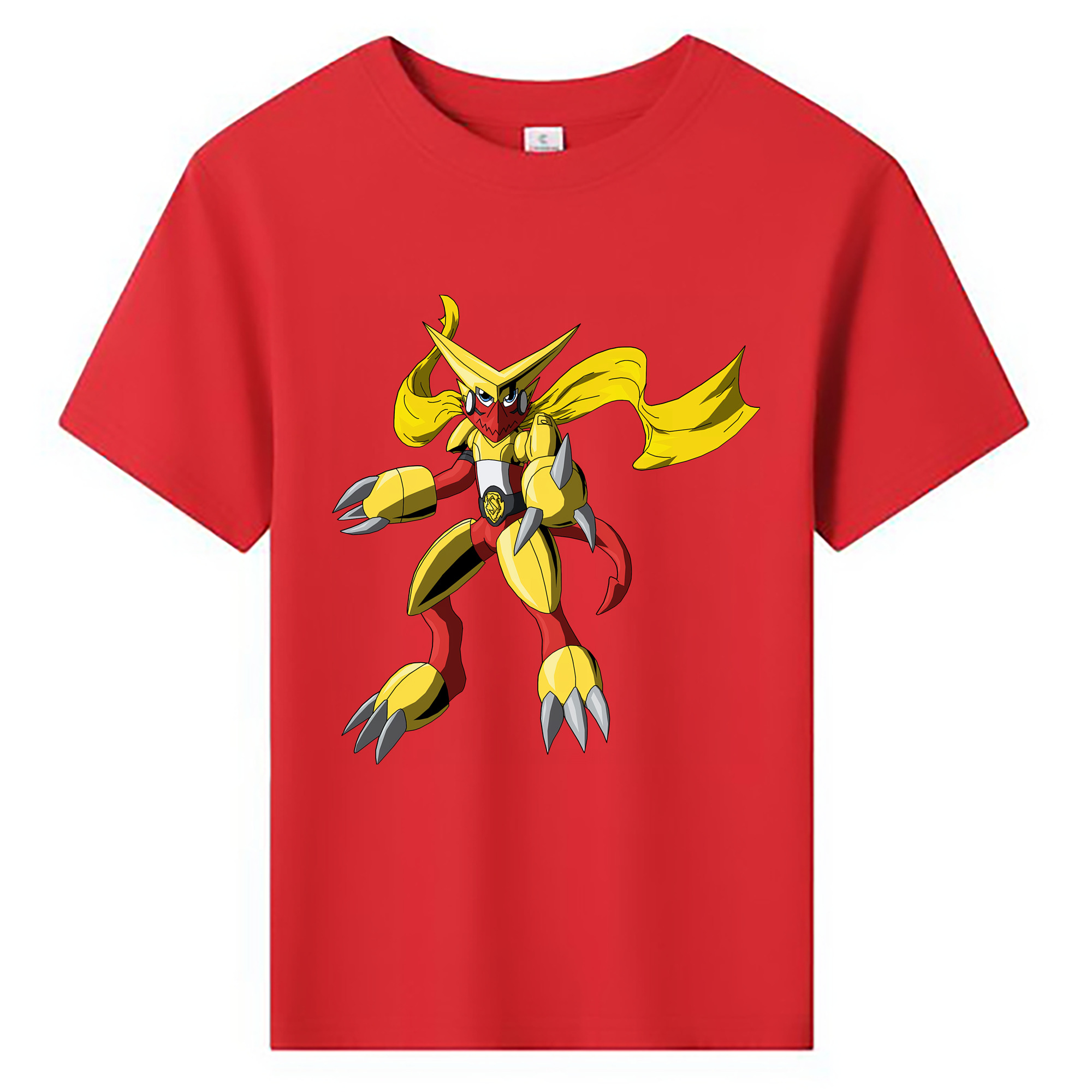 （画像用） Digimon デジタルモンスター/デジモン 綿100％キッズTシャツ（フロントプリント）