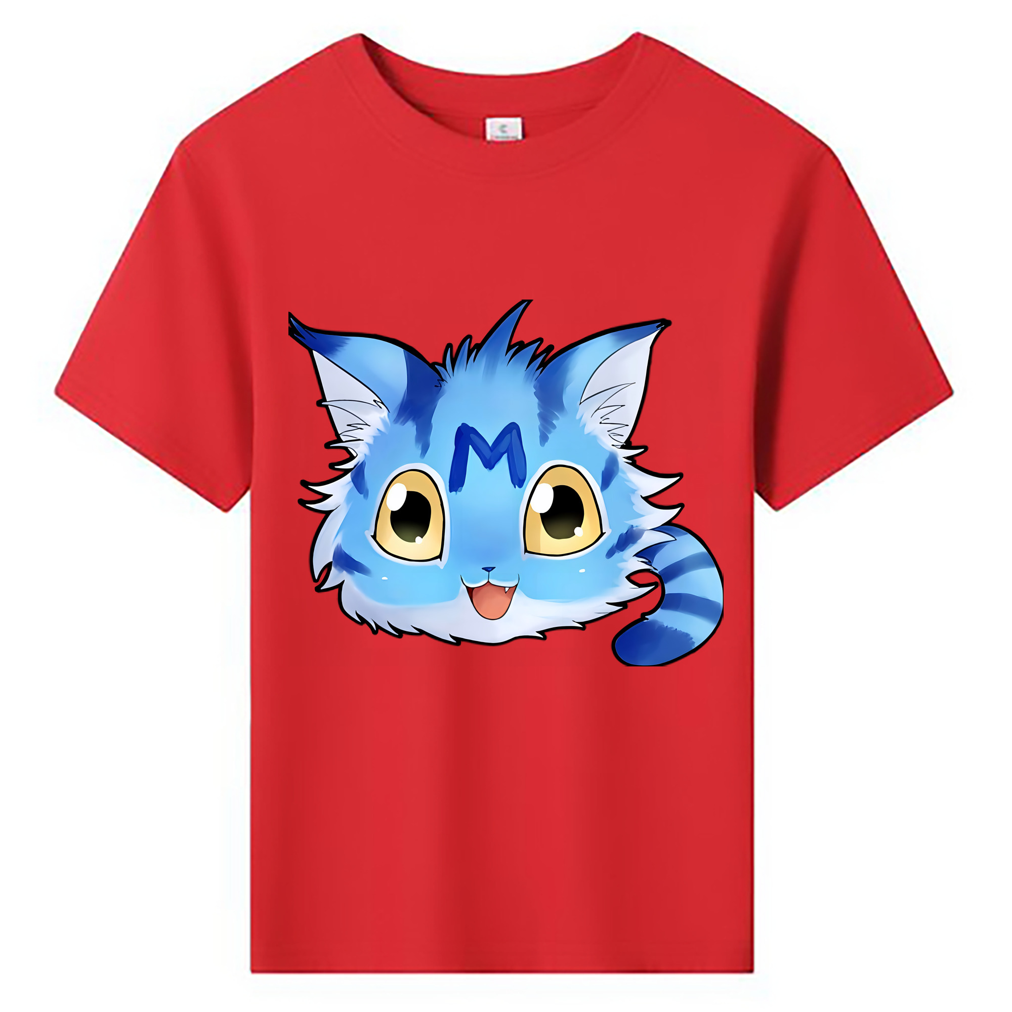 （画像用） Digimon デジタルモンスター/デジモン 綿100％キッズTシャツ（フロントプリント）